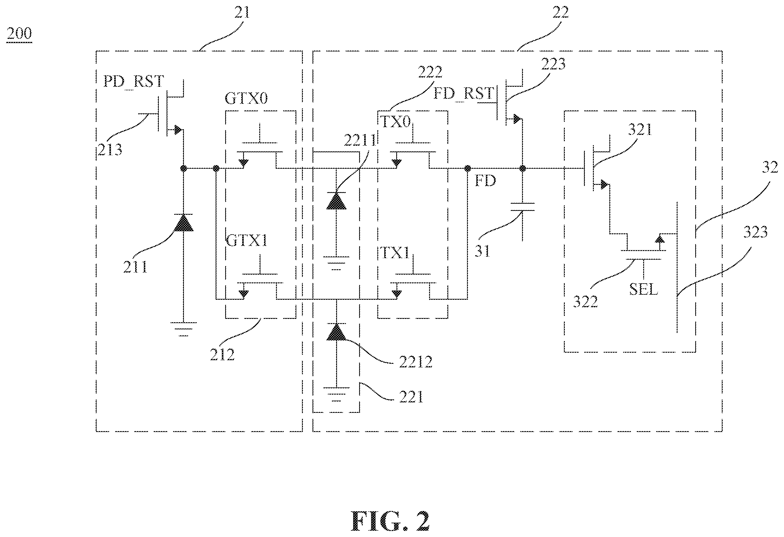 Patent US12184994 Figure 2 – Image sensing device