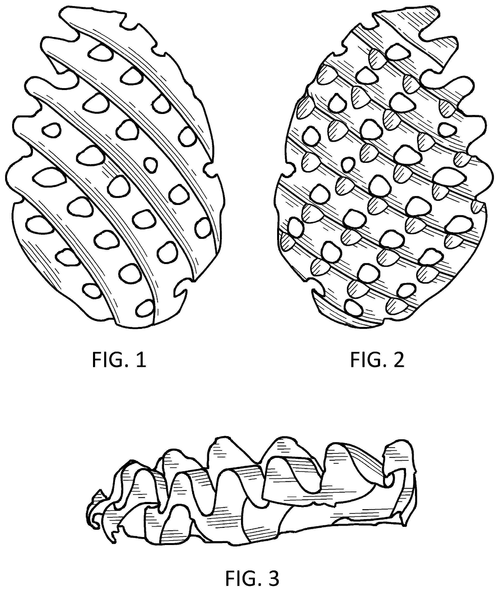 Patent USD1043031 Figure 1 – Food product