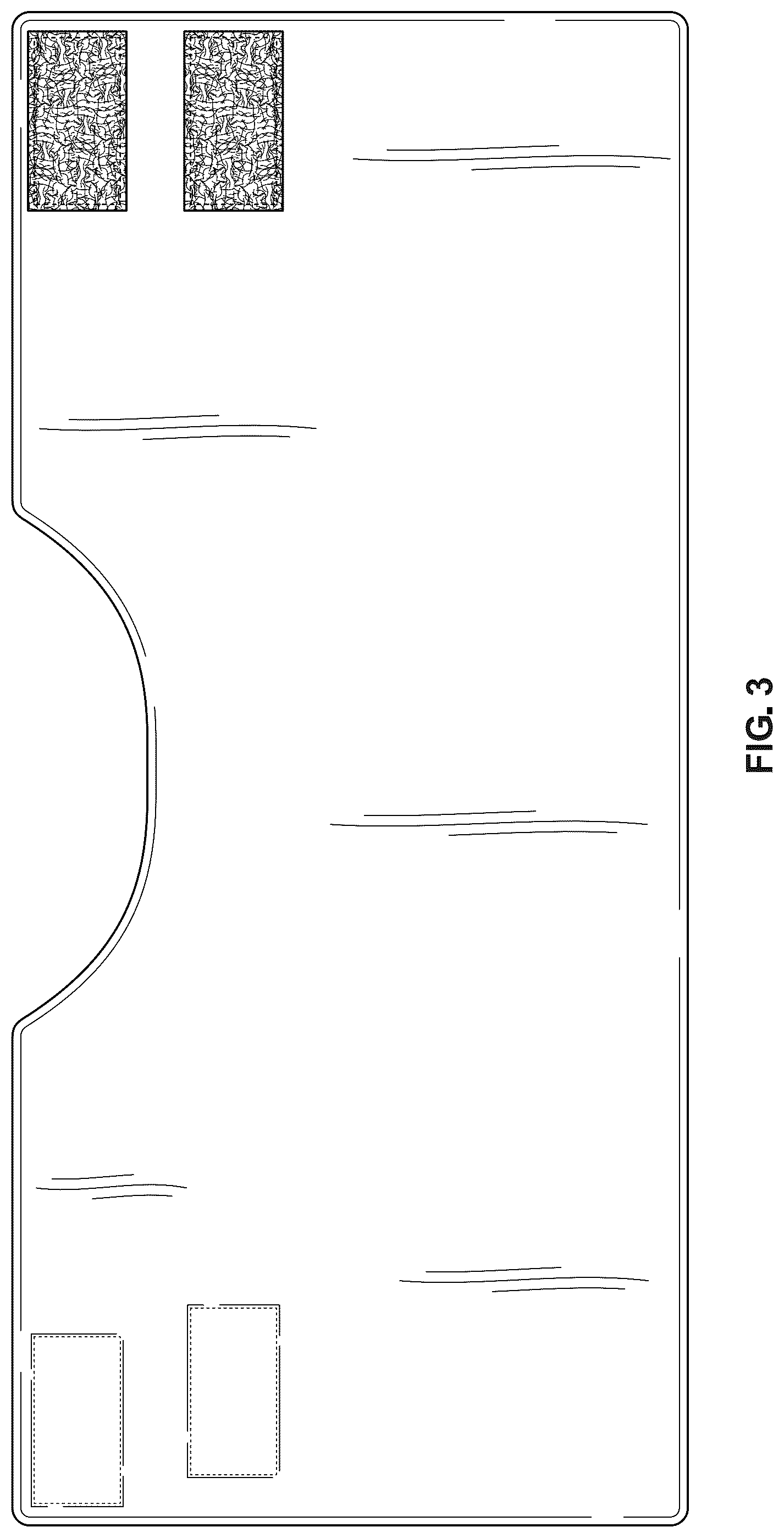Patent USD1043033 Figure 3 – Ear, face and neck covering