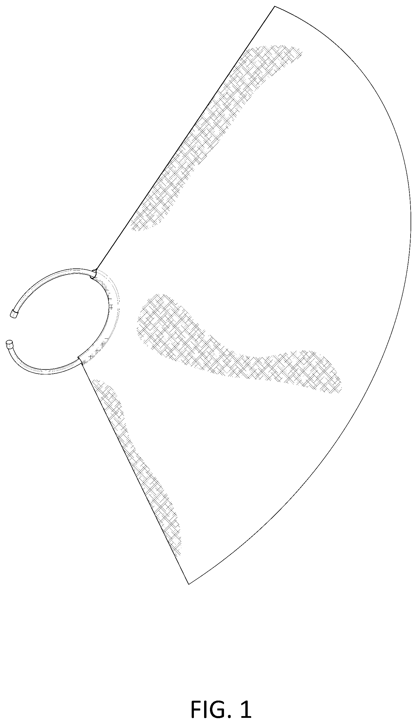 Patent USD1043034 Figure 1 – Neck wrap