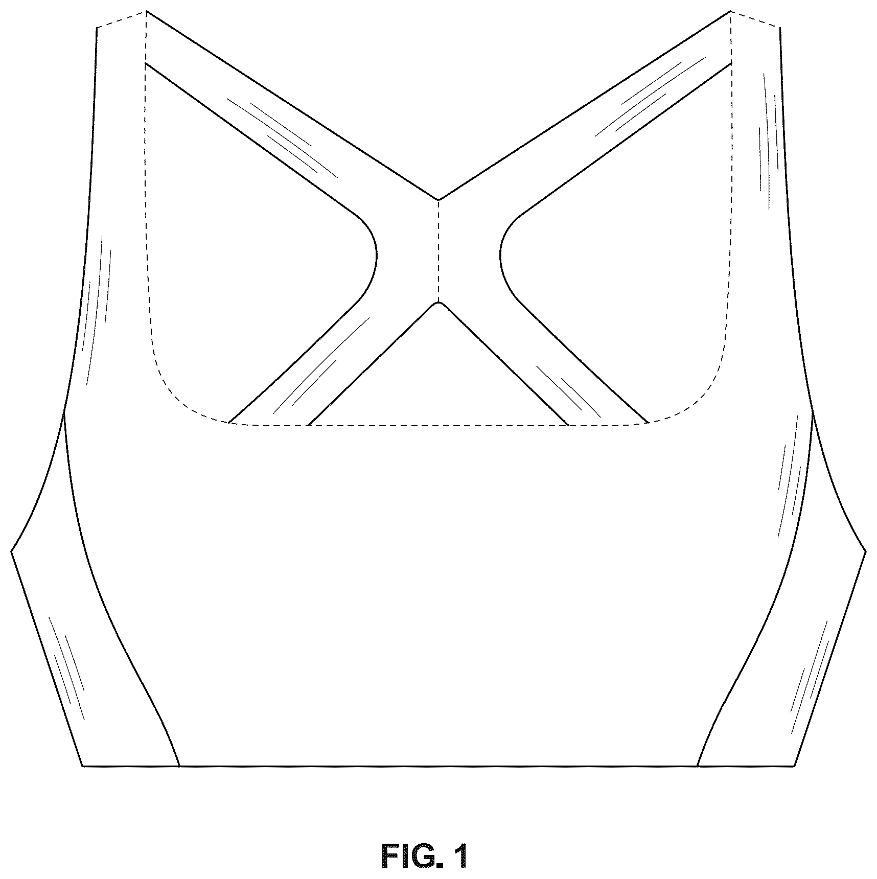 Patent USD1043035 Figure 1 – Garment