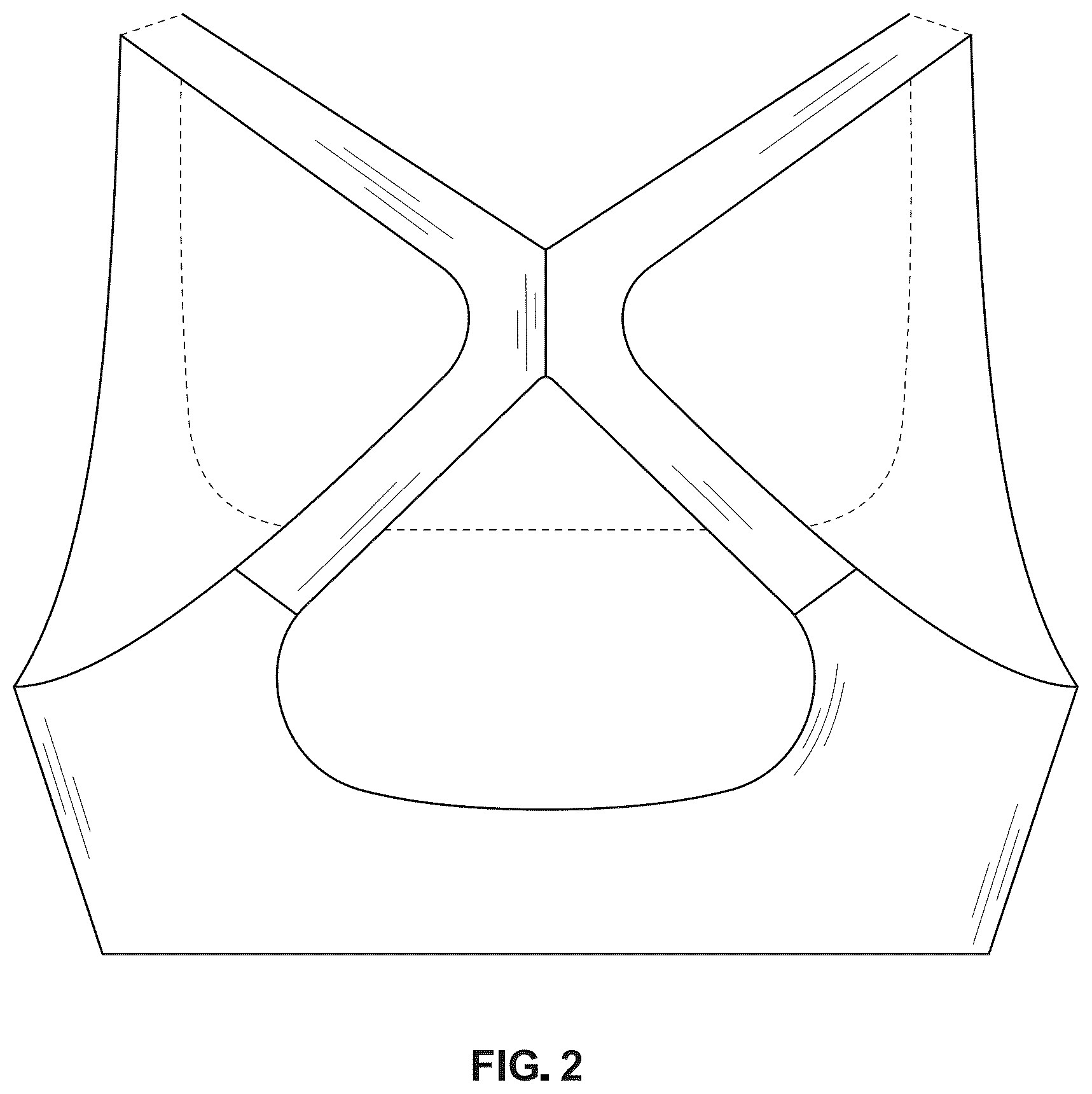 Patent USD1043035 Figure 2 – Garment