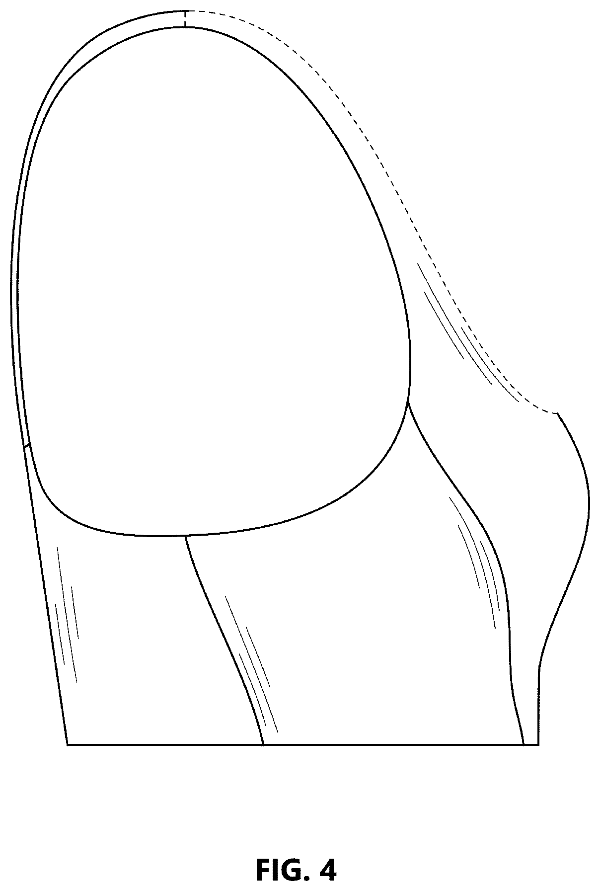 Patent USD1043035 Figure 4 – Garment