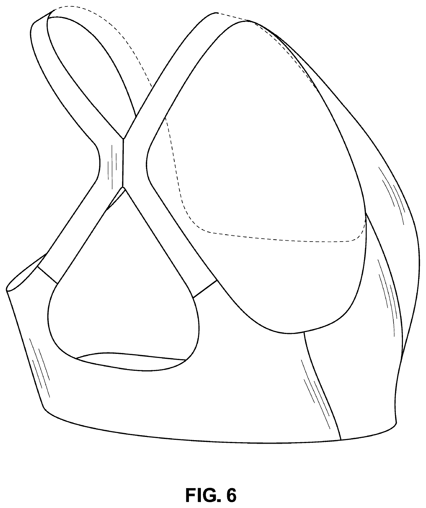 Patent USD1043035 Figure 6 – Garment