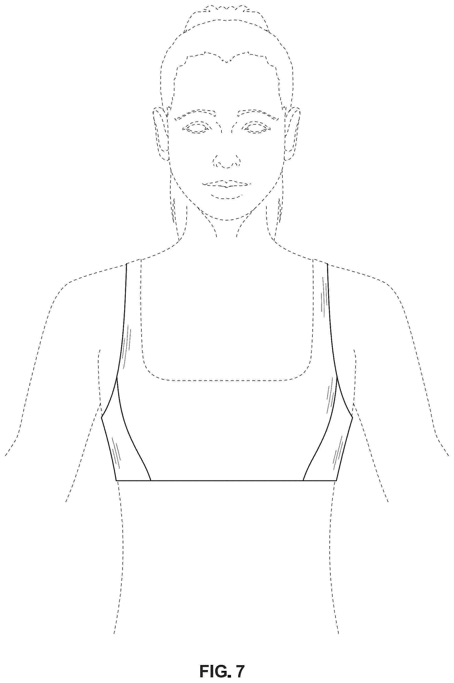 Patent USD1043035 Figure 7 – Garment