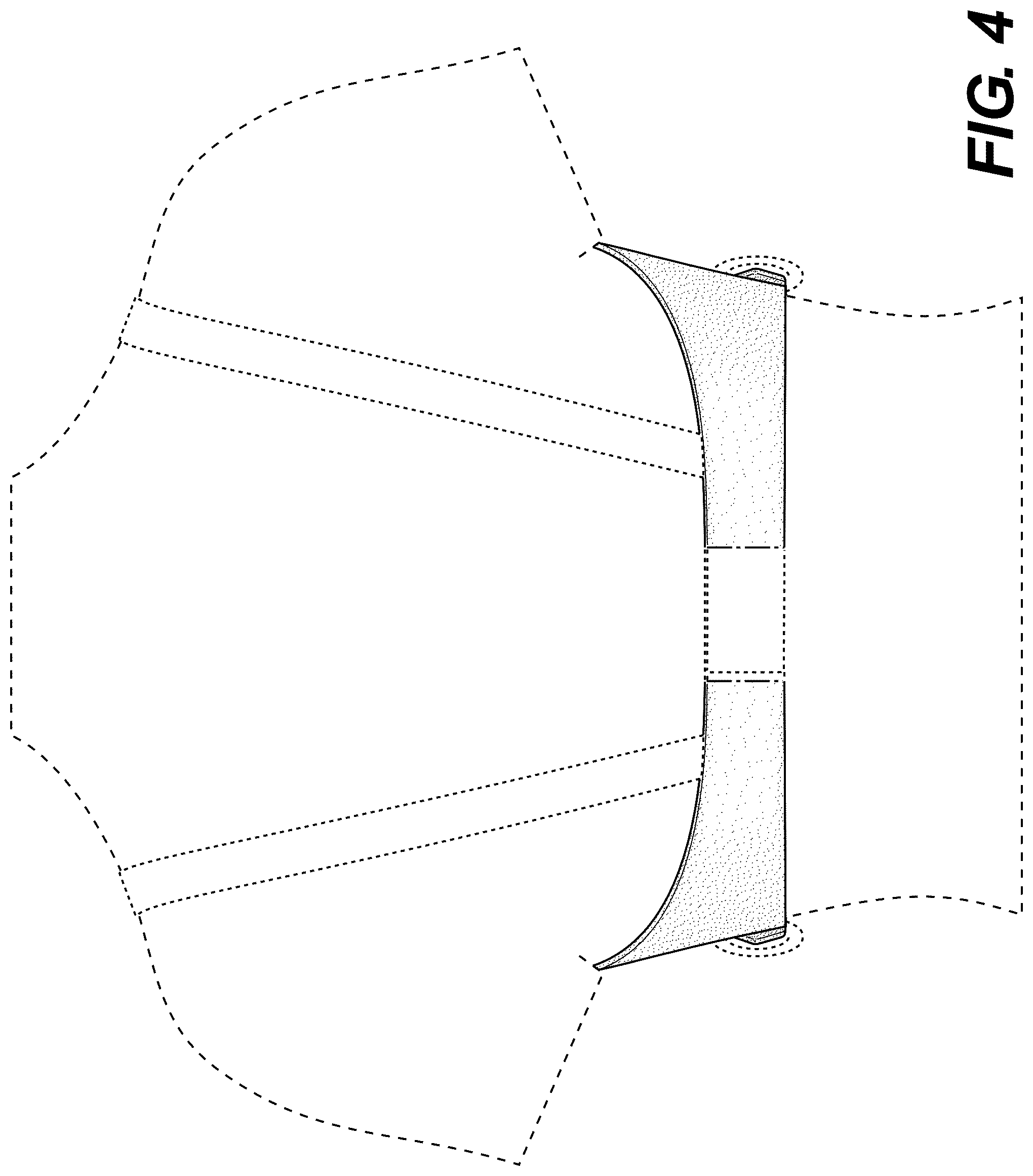 Patent USD1043036 Figure 4 – Plunge bra for women with limited mobility