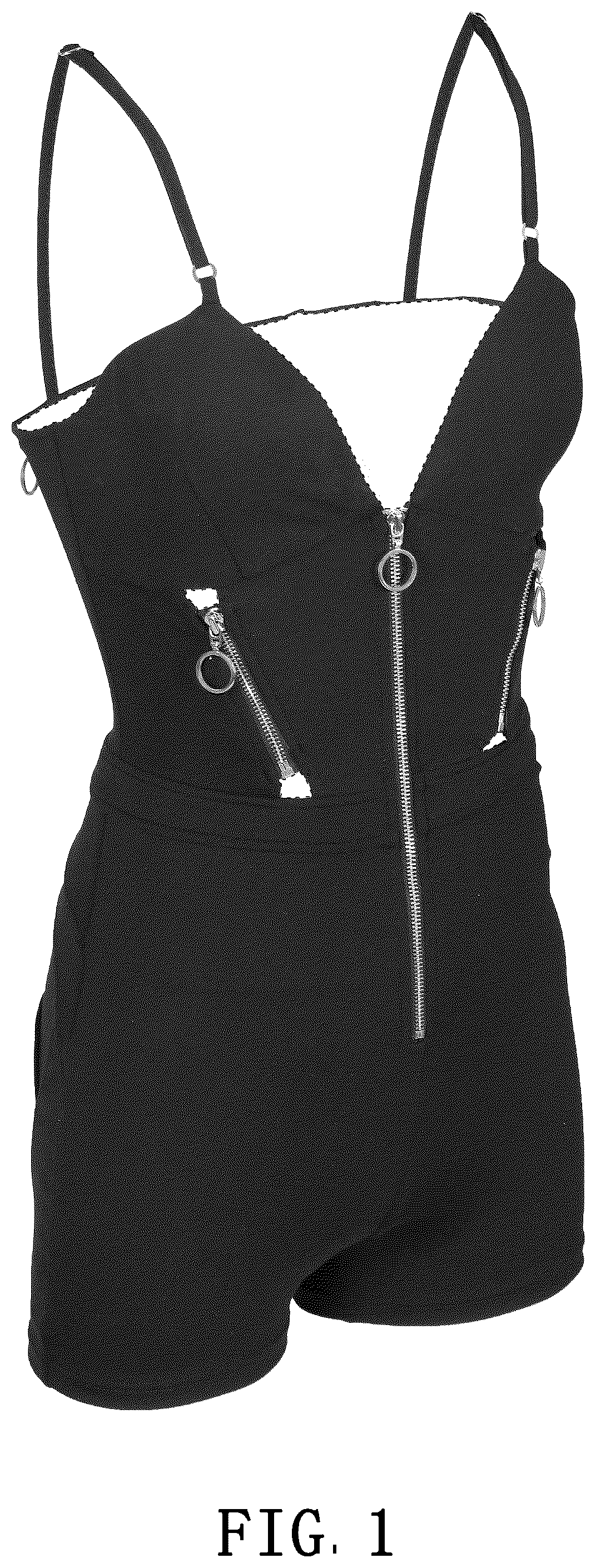 Patent USD1043040 Figure 1 – Bodysuit