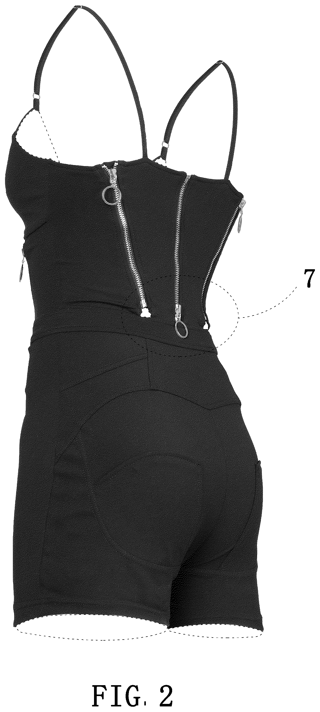 Patent USD1043040 Figure 2 – Bodysuit