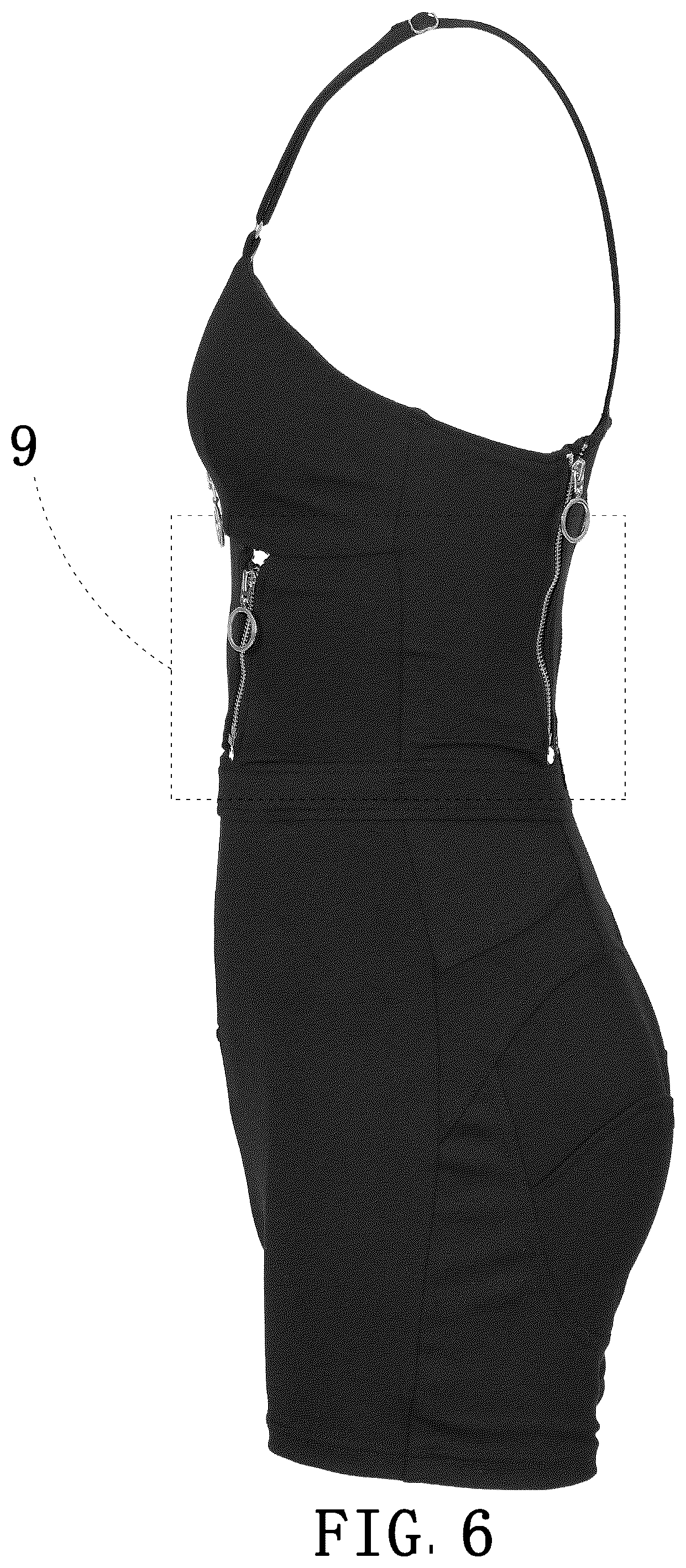 Patent USD1043040 Figure 6 – Bodysuit