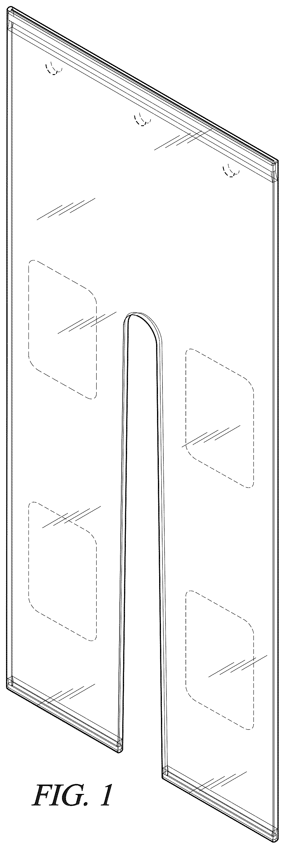 Patent USD1043043 Figure 1 – Lower body garment