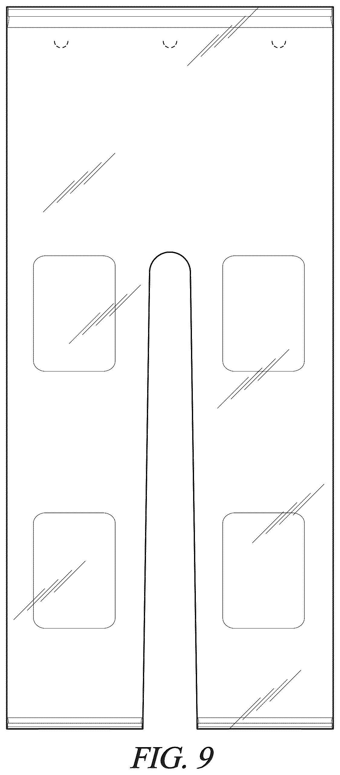 Patent USD1043043 Figure 6 – Lower body garment