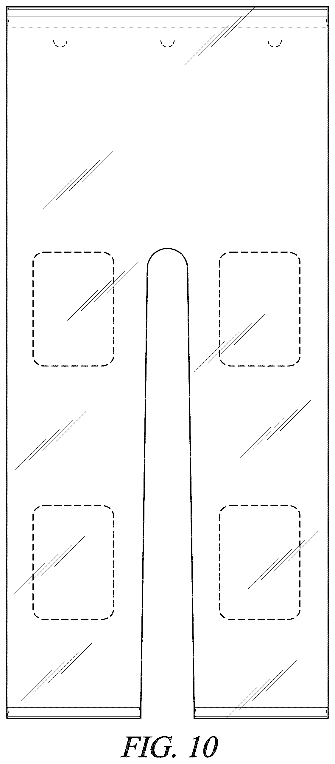 Patent USD1043043 Figure 7 – Lower body garment