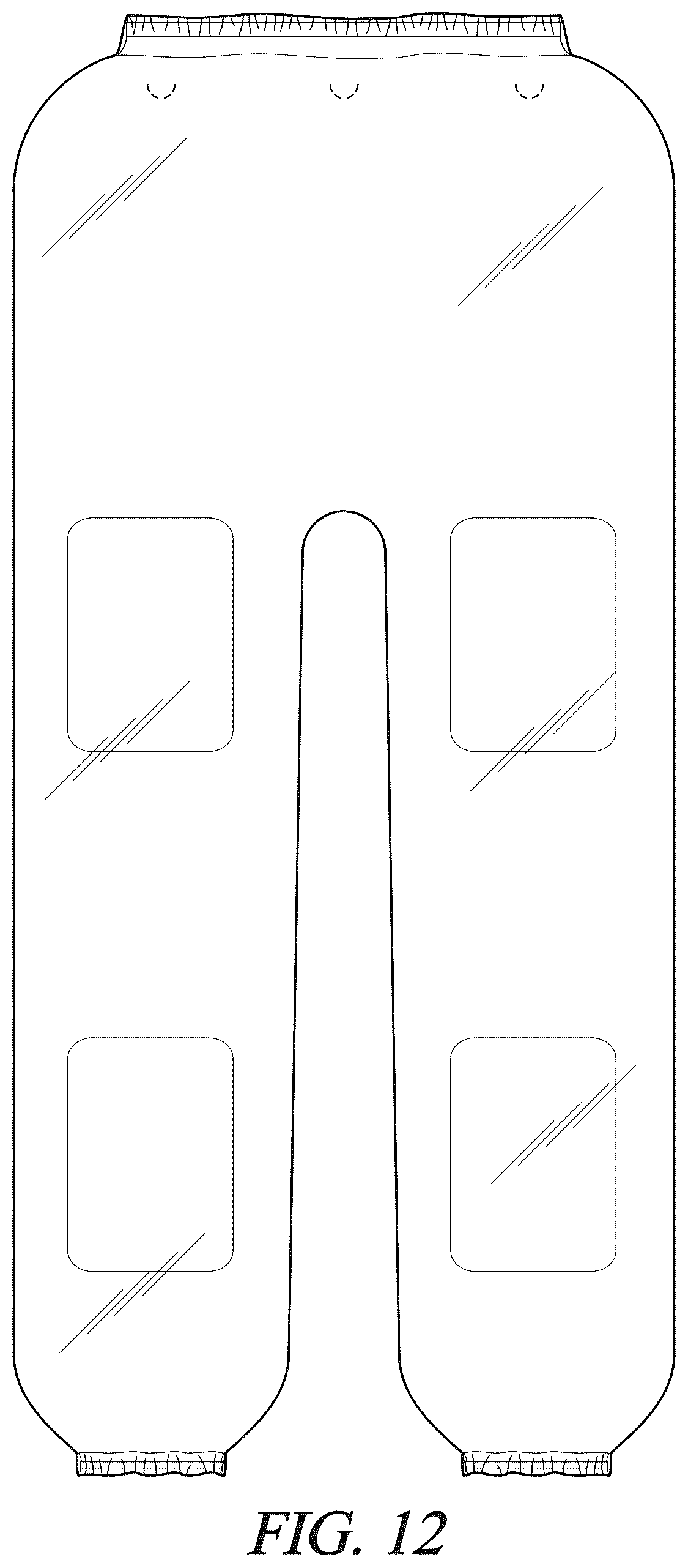 Patent USD1043043 Figure 9 – Lower body garment