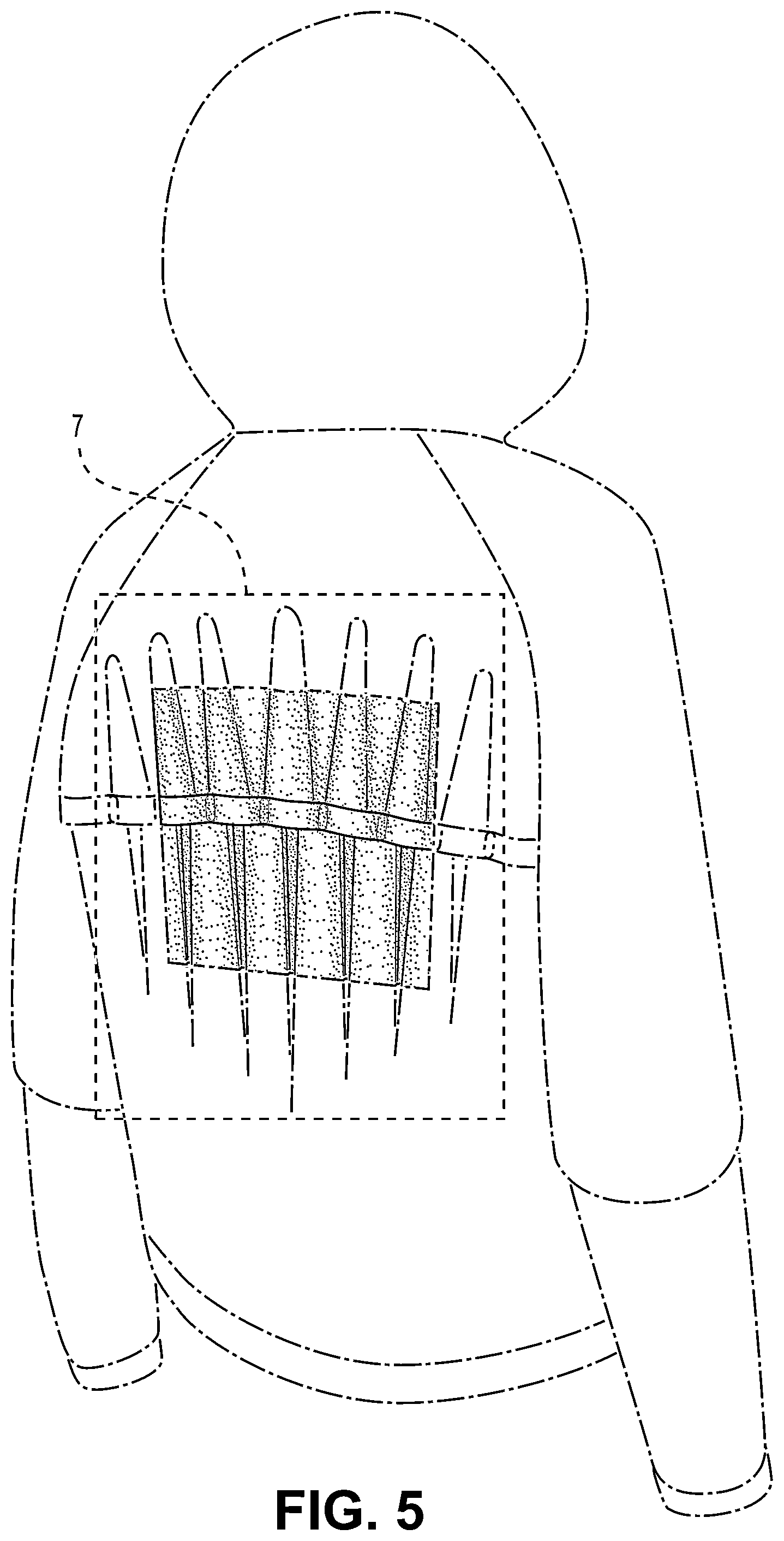 Patent USD1043045 Figure 5 – Jacket