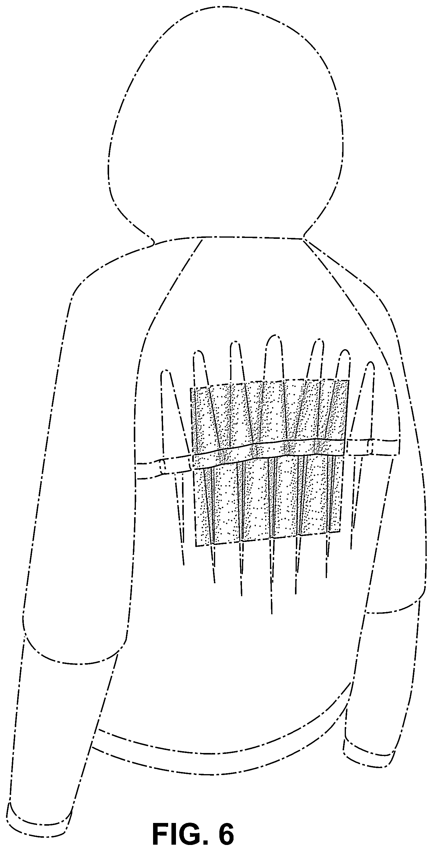 Patent USD1043045 Figure 6 – Jacket