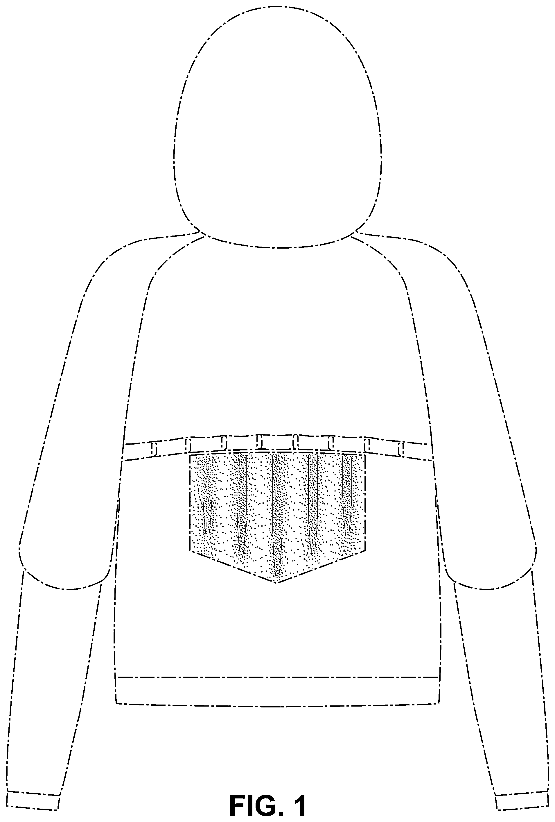 Patent USD1043047 Figure 1 – Jacket