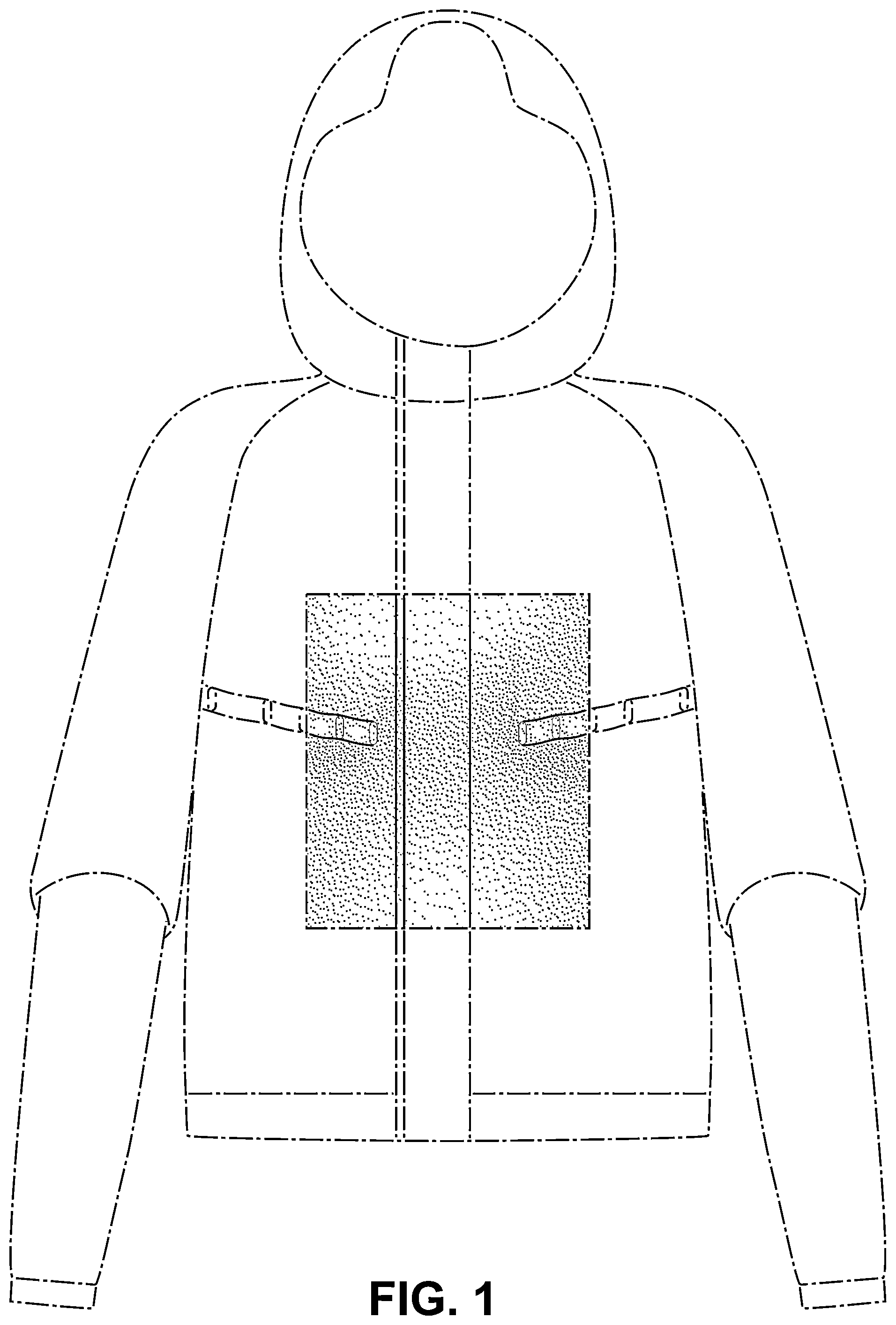Patent USD1043048 Figure 1 – Jacket