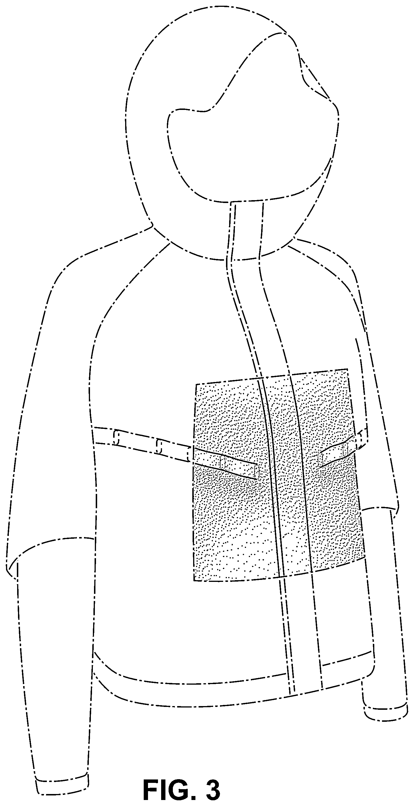 Patent USD1043048 Figure 3 – Jacket