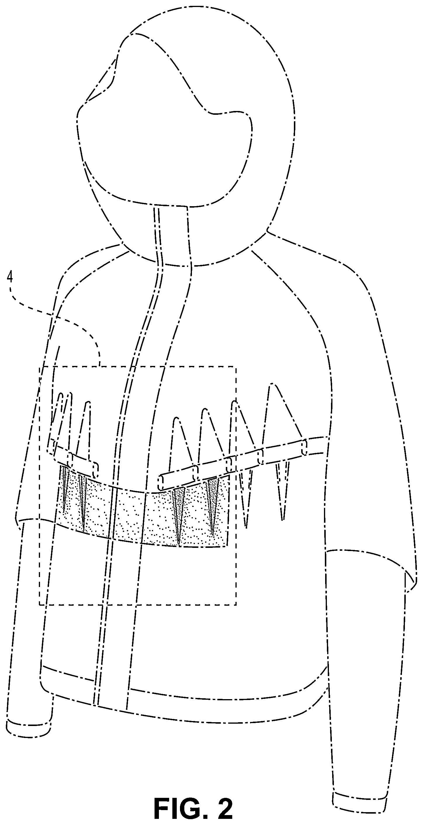 Patent USD1043049 Figure 2 – Jacket