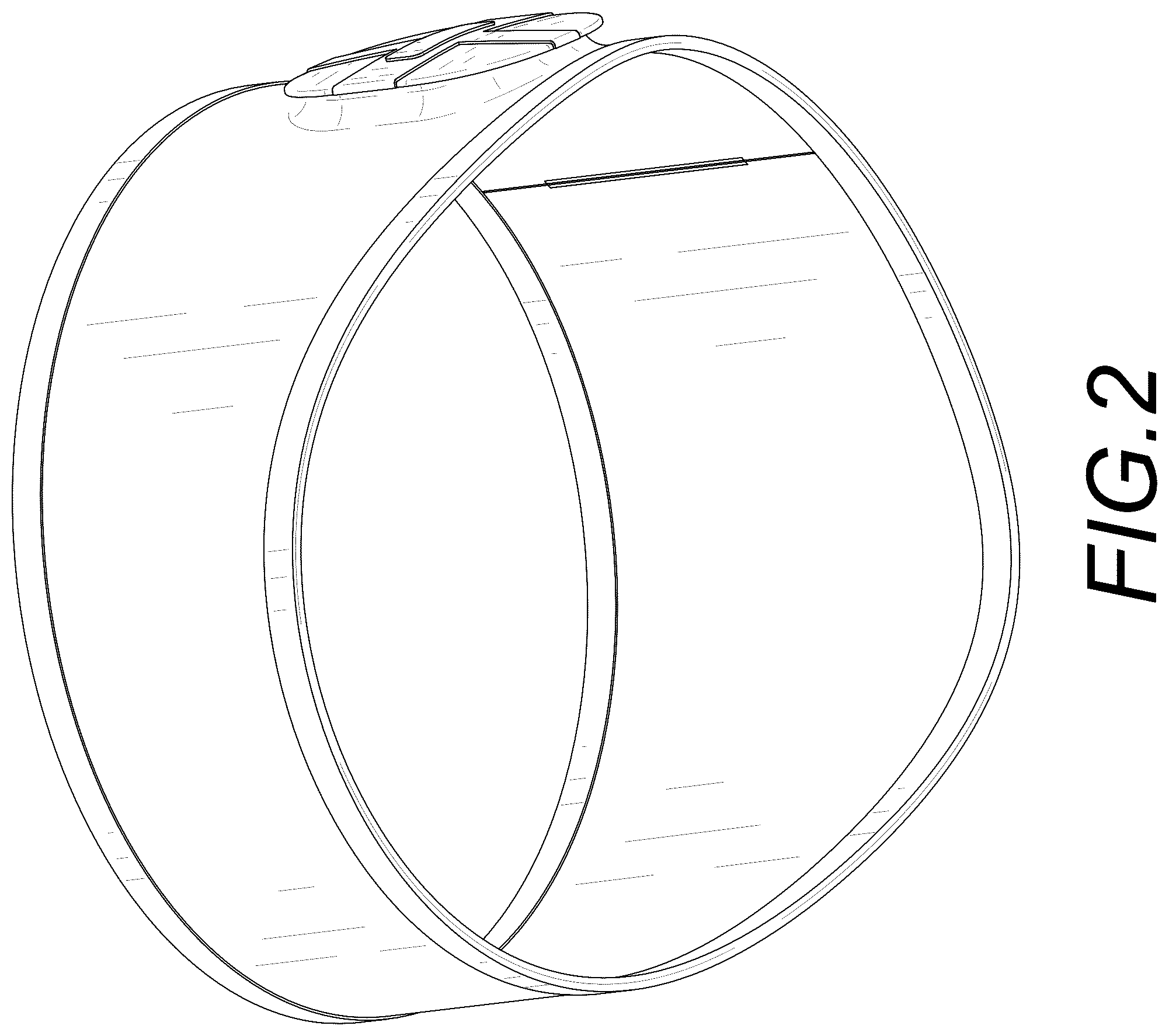 Patent USD1043050 Figure 2 – Headband