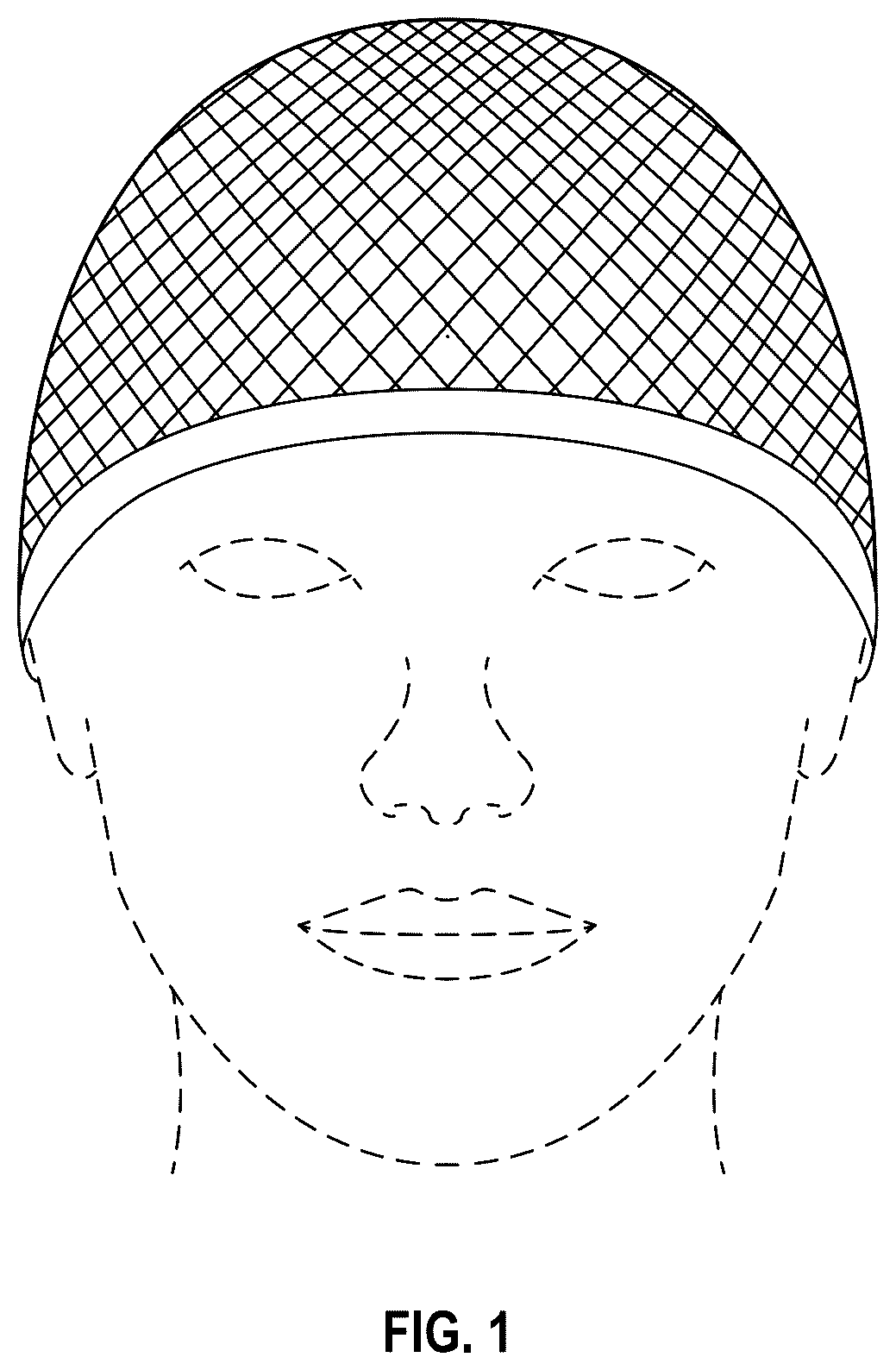 Patent USD1043051 Figure 1 – Ponytail hairnet