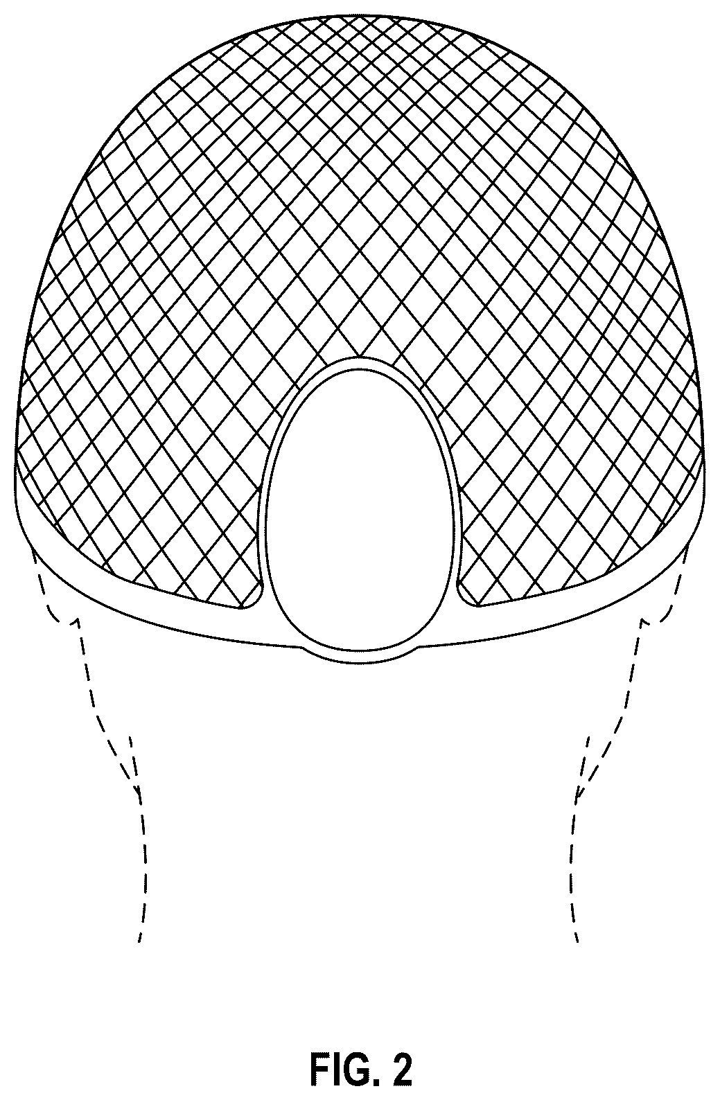 Patent USD1043051 Figure 2 – Ponytail hairnet