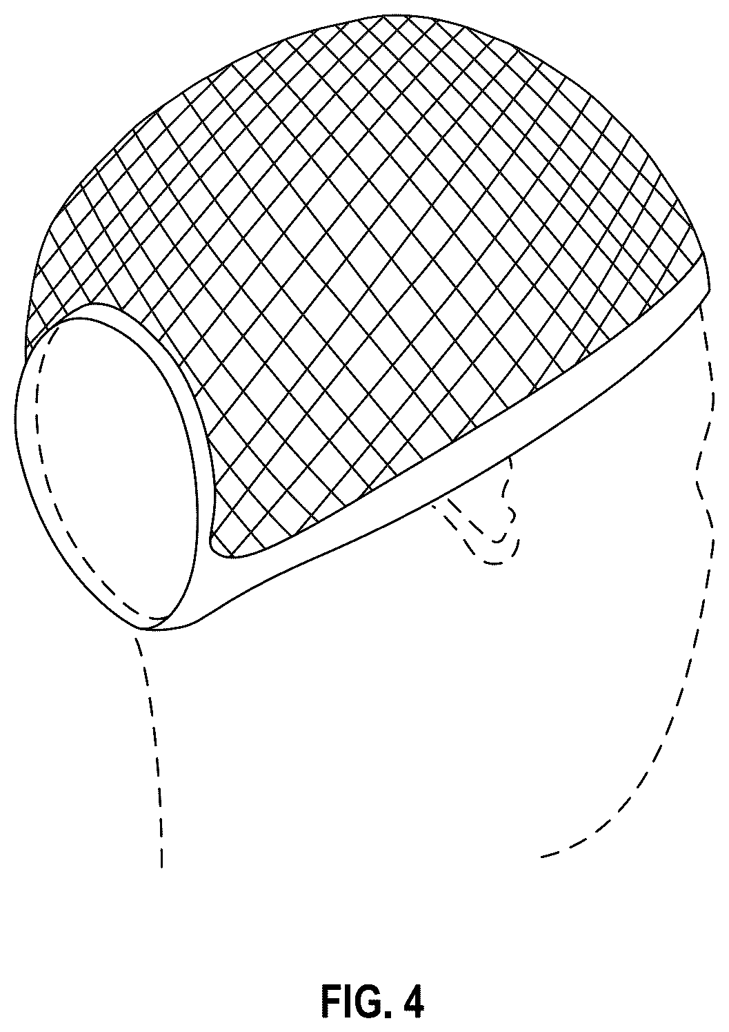 Patent USD1043051 Figure 4 – Ponytail hairnet