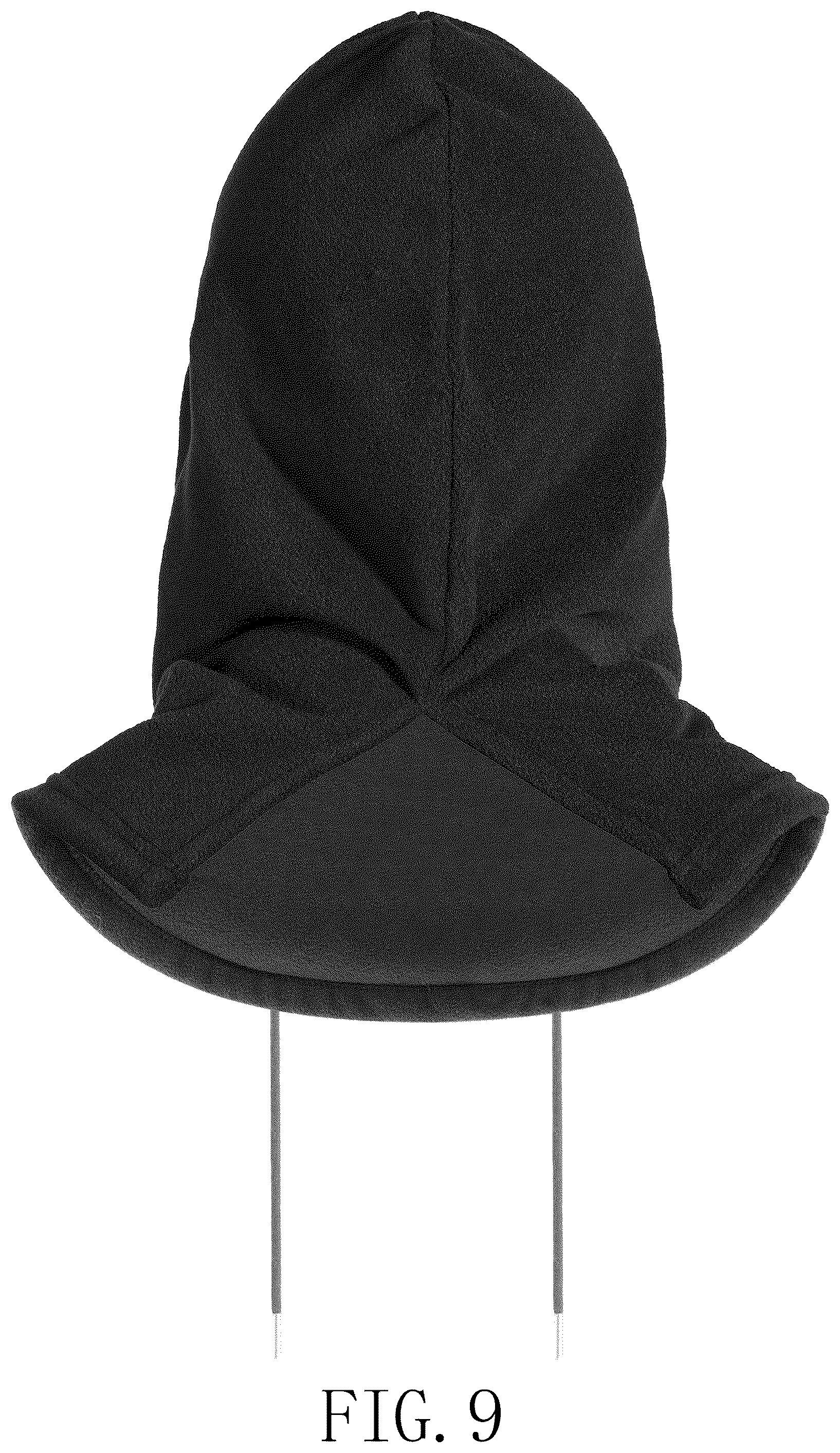 Patent USD1043053 Figure 9 – Hood