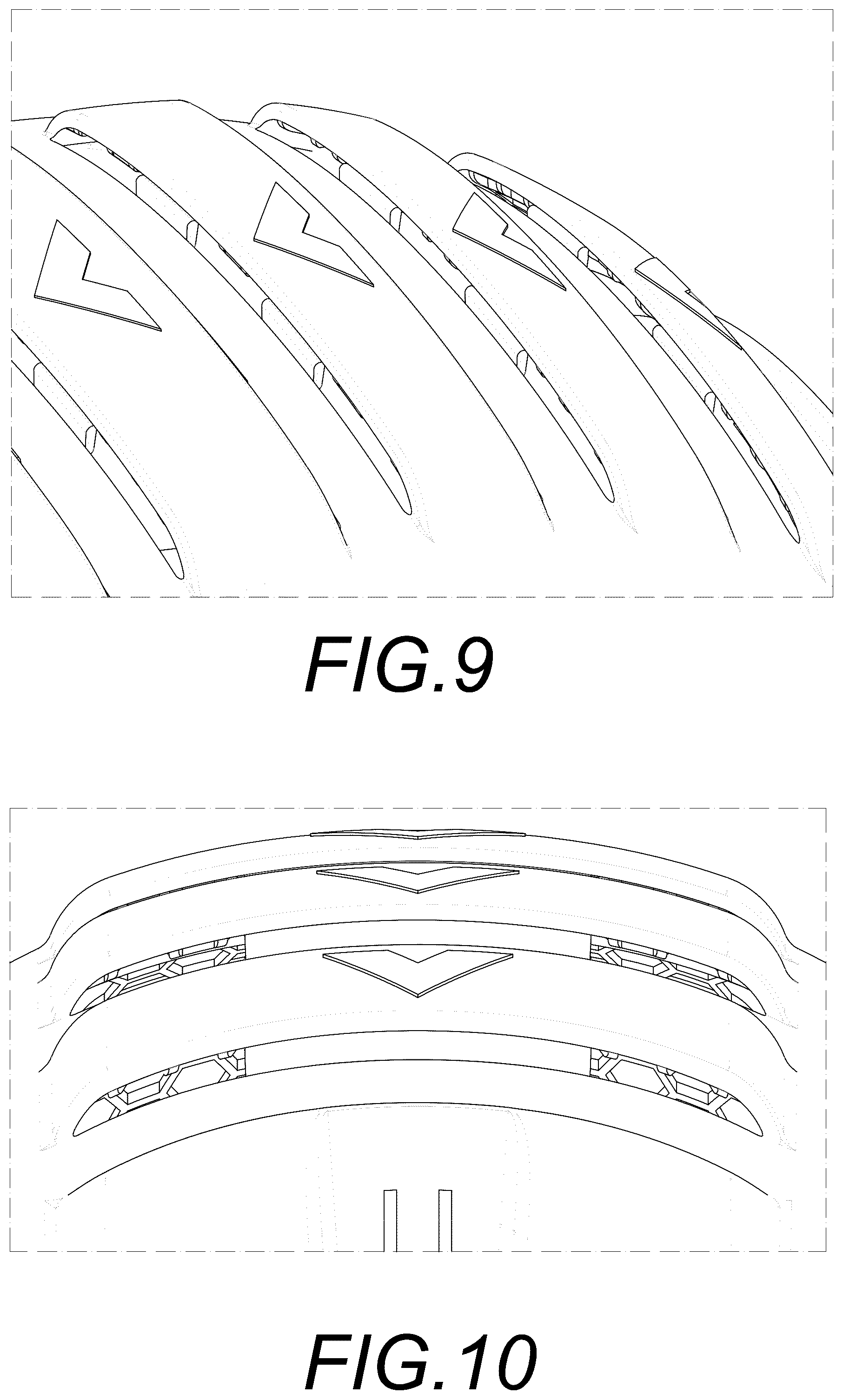 Patent USD1043054 Figure 7 – Bump cap inner shell