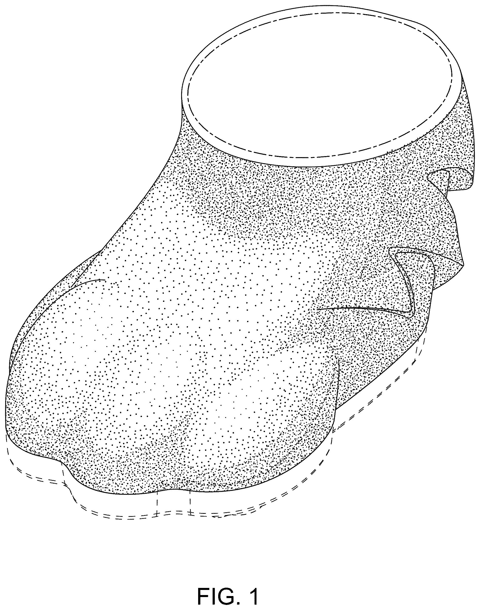 Patent USD1043055 Figure 1 – Paw print accessory