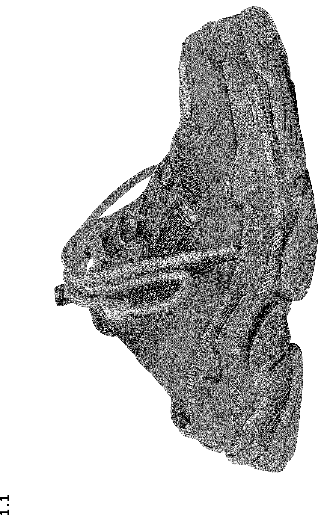 Patent USD1043057 Figure 1 – Shoe