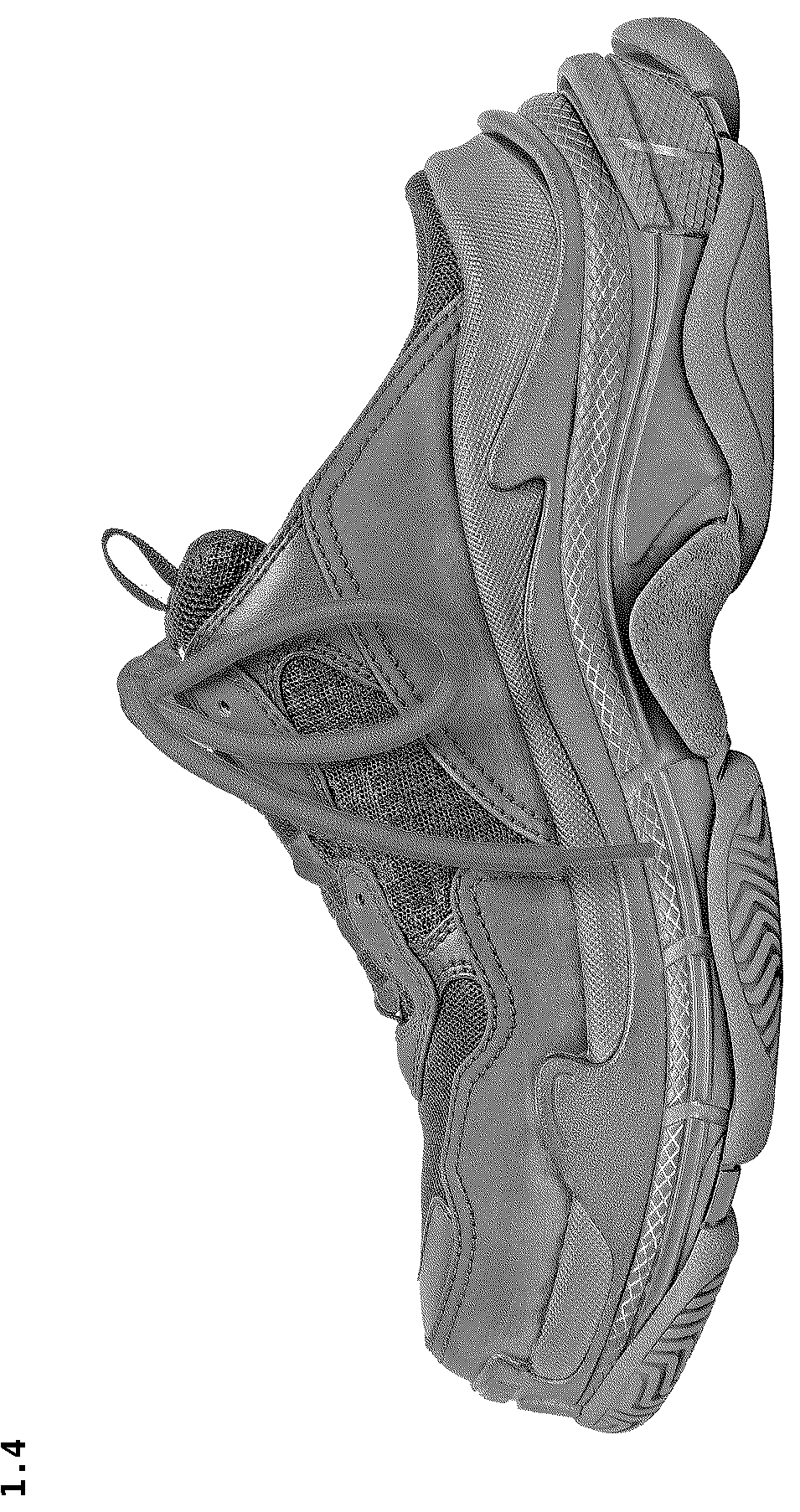 Patent USD1043057 Figure 4 – Shoe