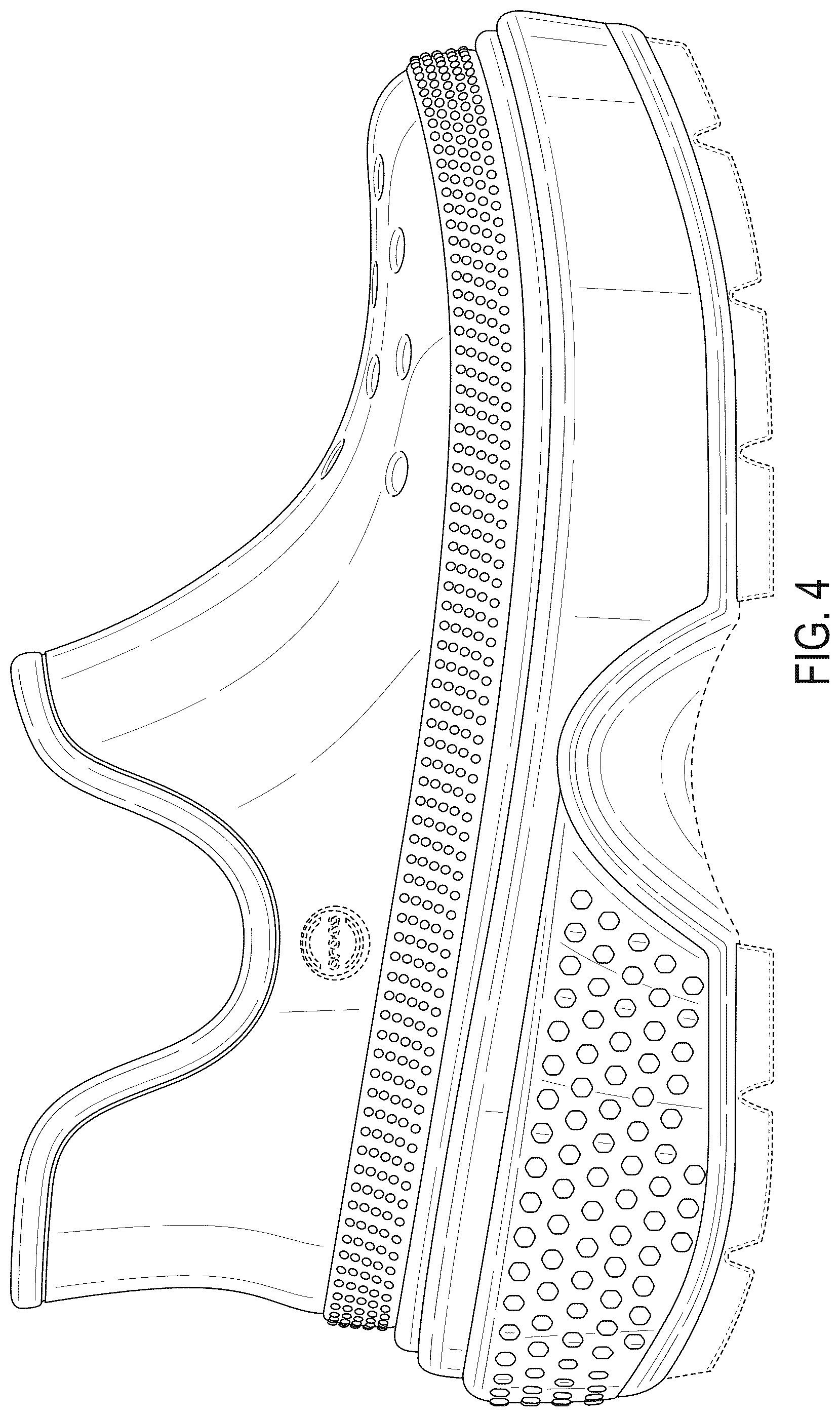 Patent USD1043058 Figure 4 – Footwear