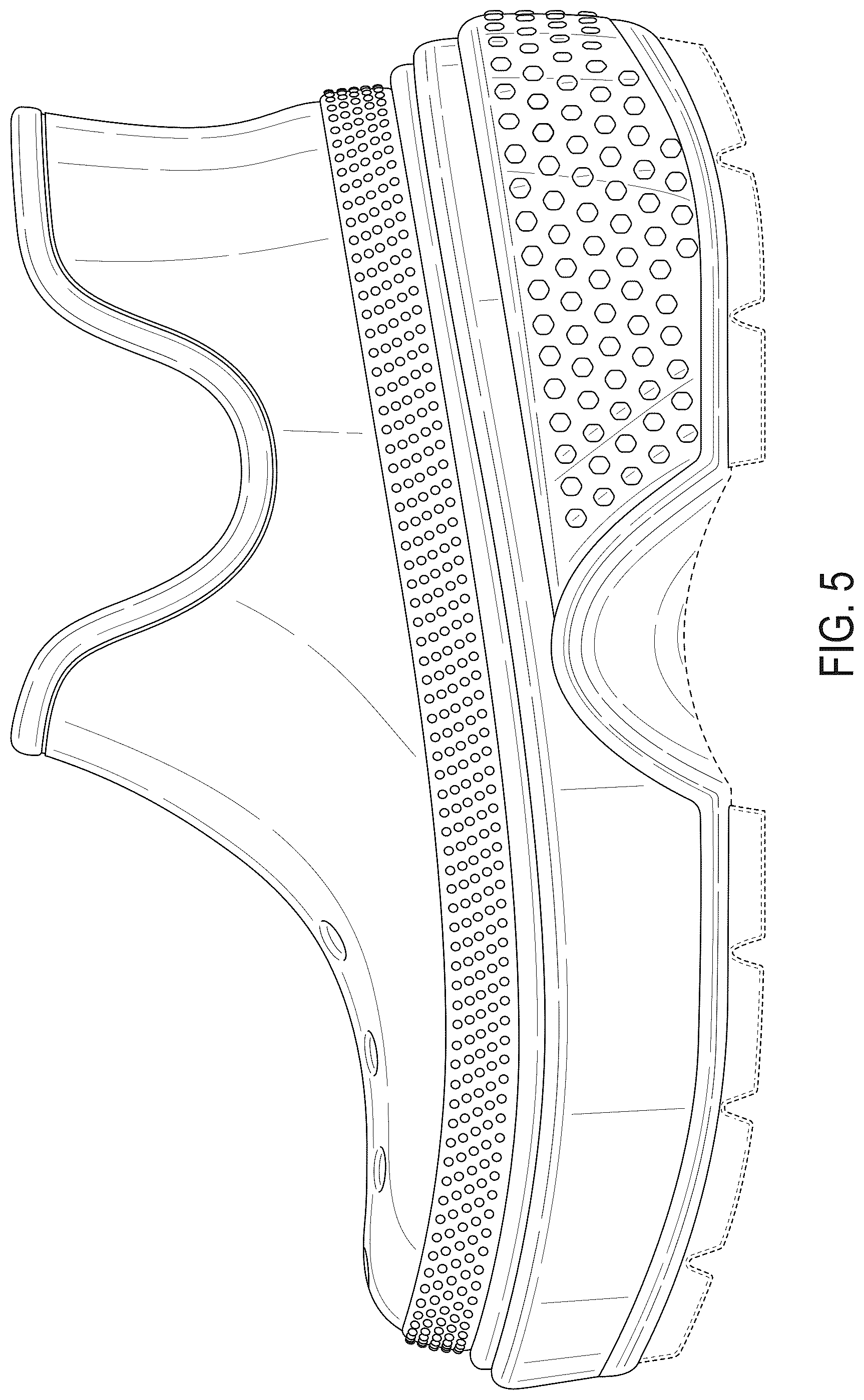 Patent USD1043058 Figure 5 – Footwear