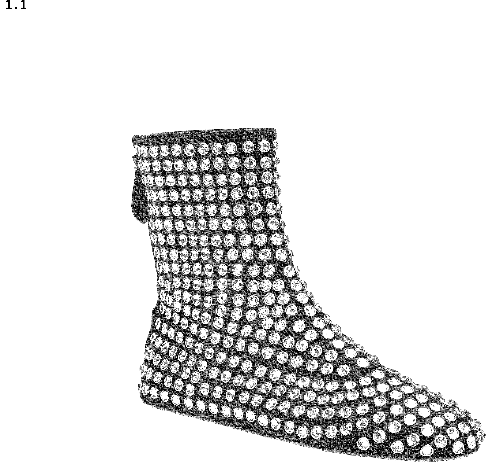 Patent USD1043059 Figure 1 – Ankle boot