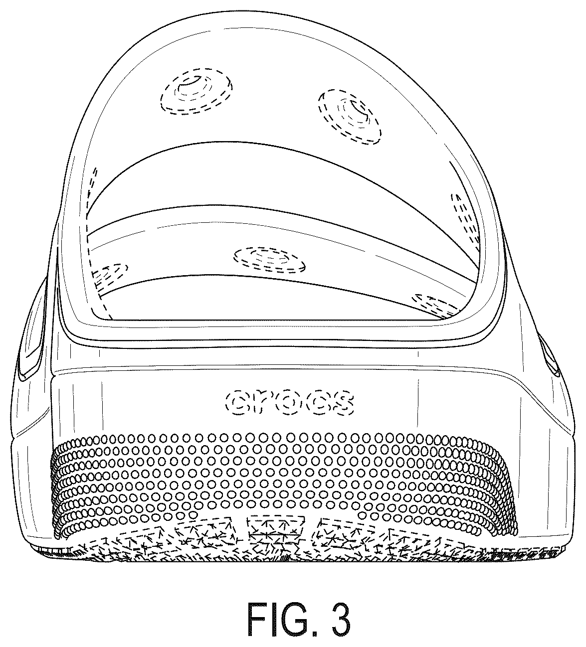 Patent USD1043060 Figure 3 – Footwear