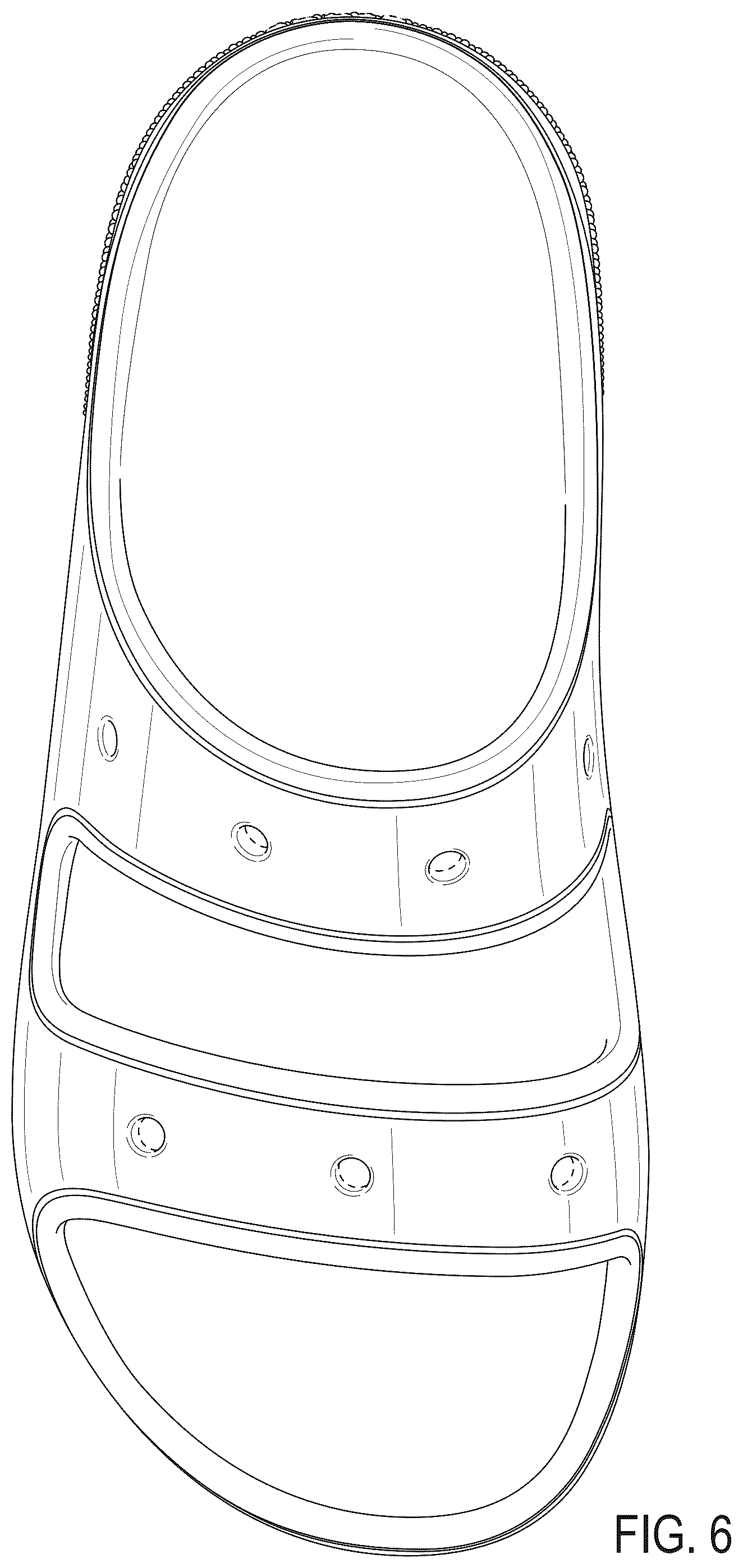 Patent USD1043060 Figure 6 – Footwear