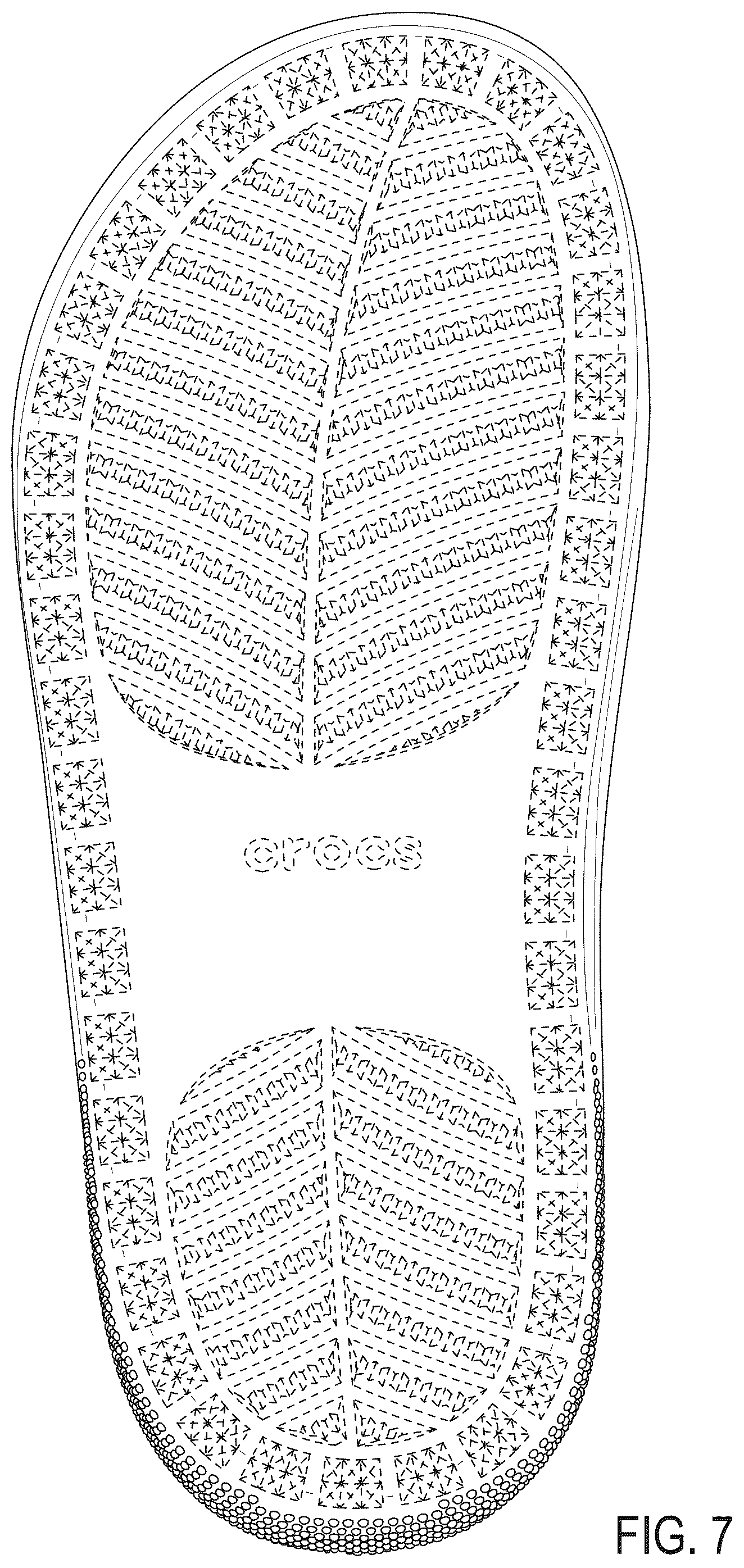 Patent USD1043060 Figure 7 – Footwear