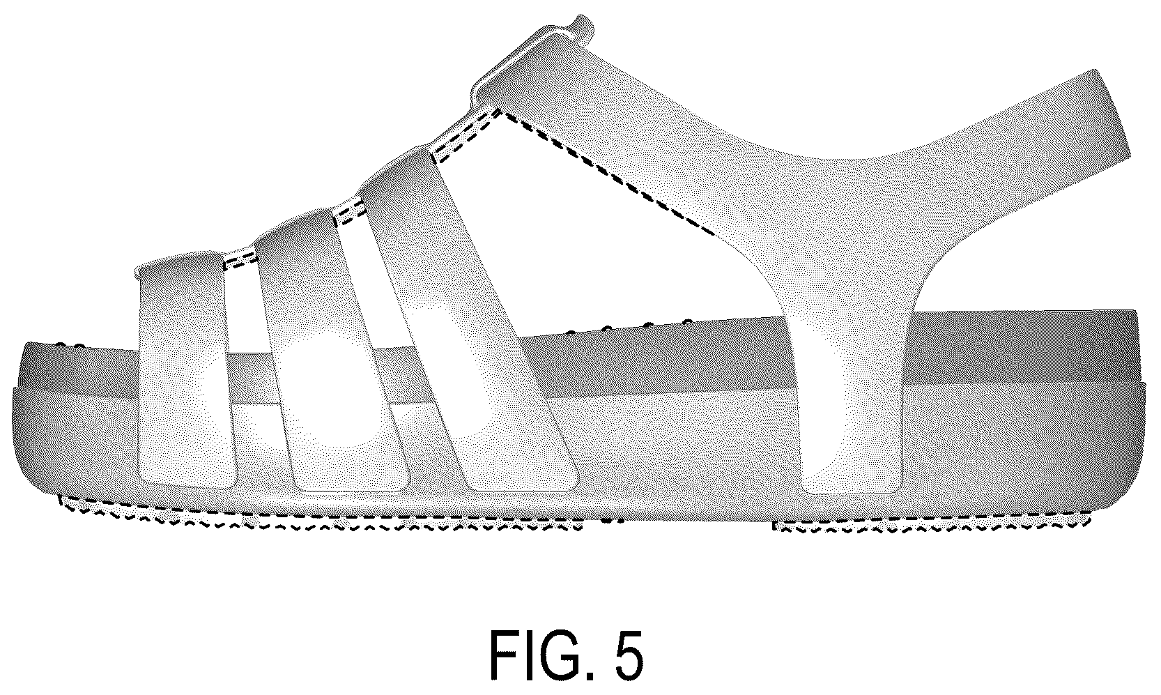 Patent USD1043061 Figure 5 – Footwear