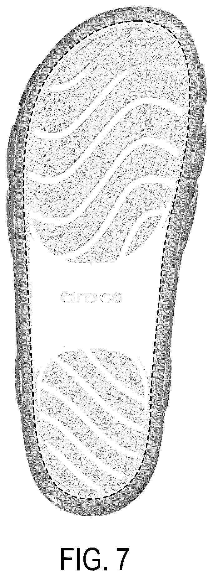 Patent USD1043061 Figure 7 – Footwear