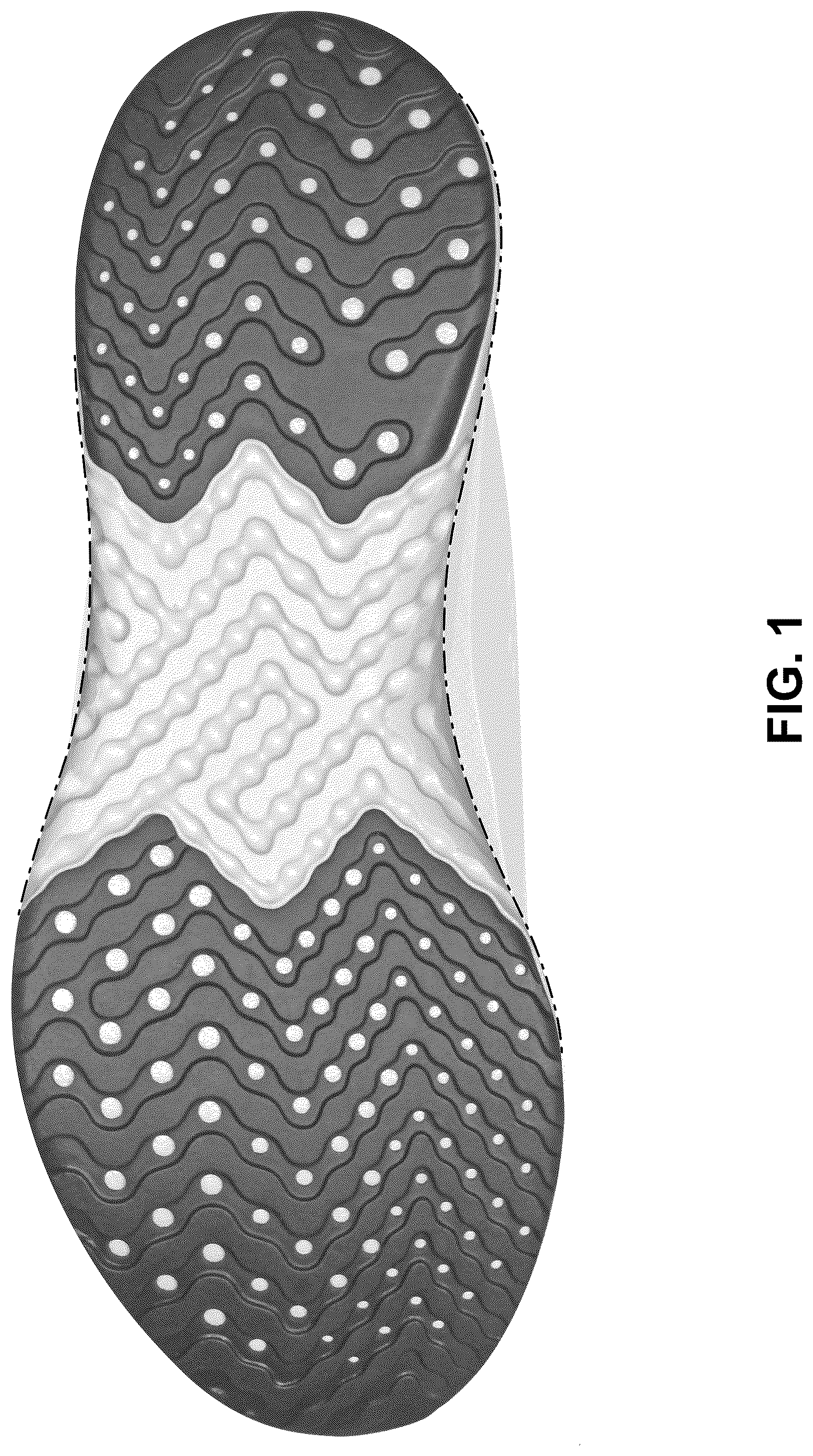 Patent USD1043064 Figure 1 – Shoe