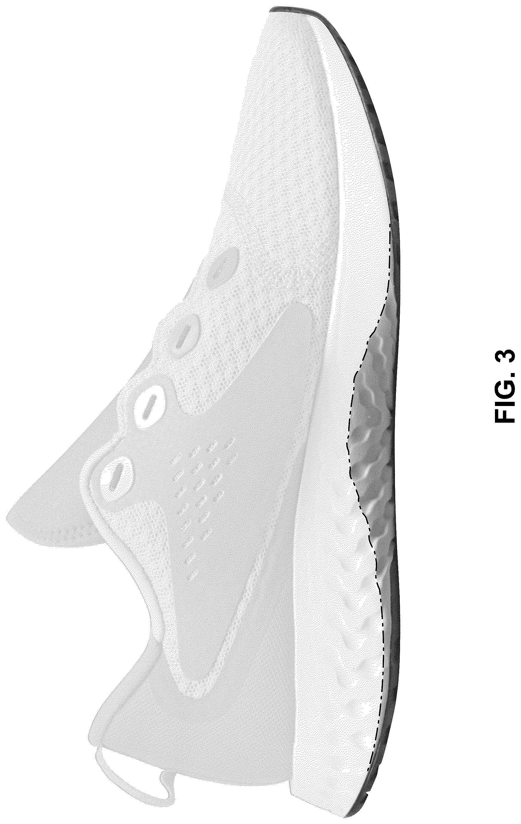 Patent USD1043064 Figure 3 – Shoe