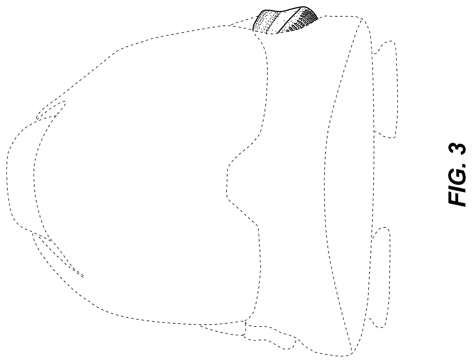 Patent USD1043066 Figure 3 – Shoe