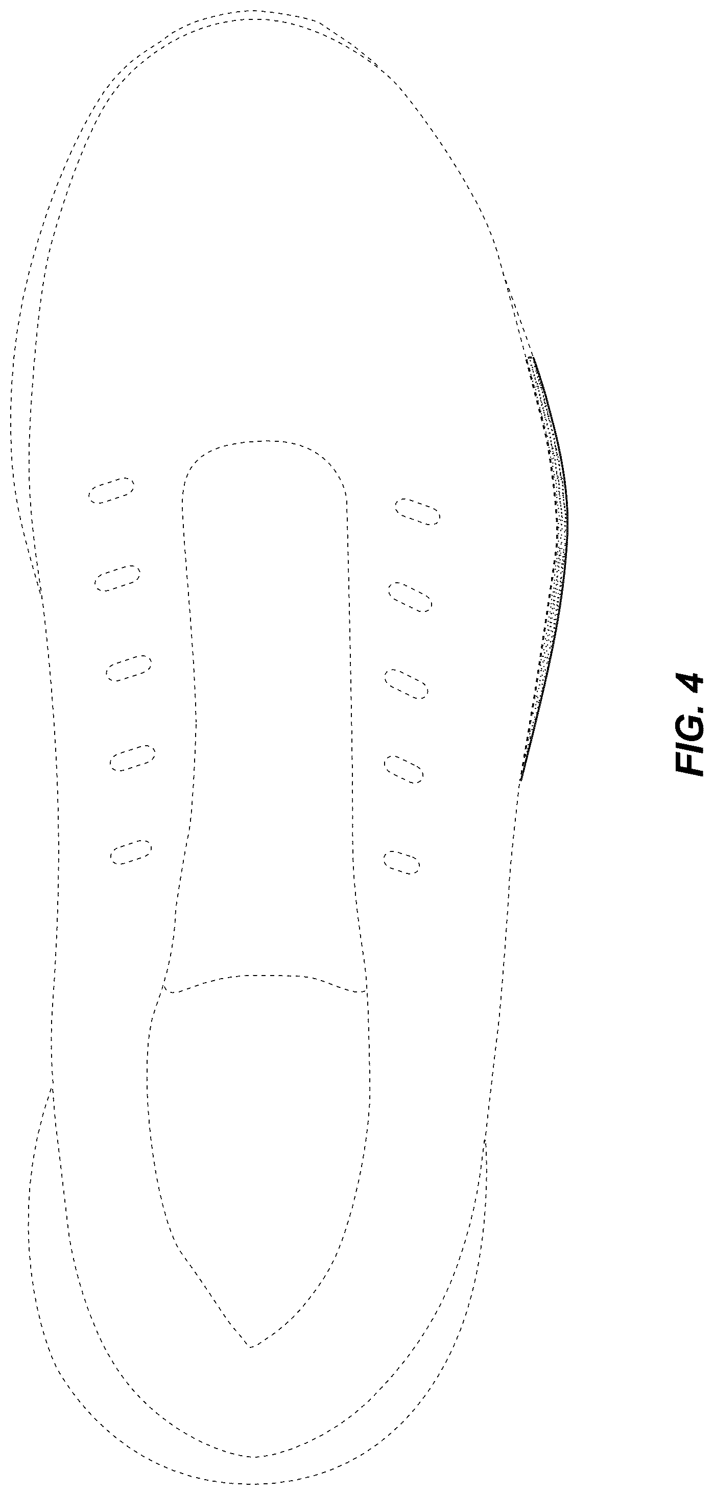 Patent USD1043066 Figure 4 – Shoe