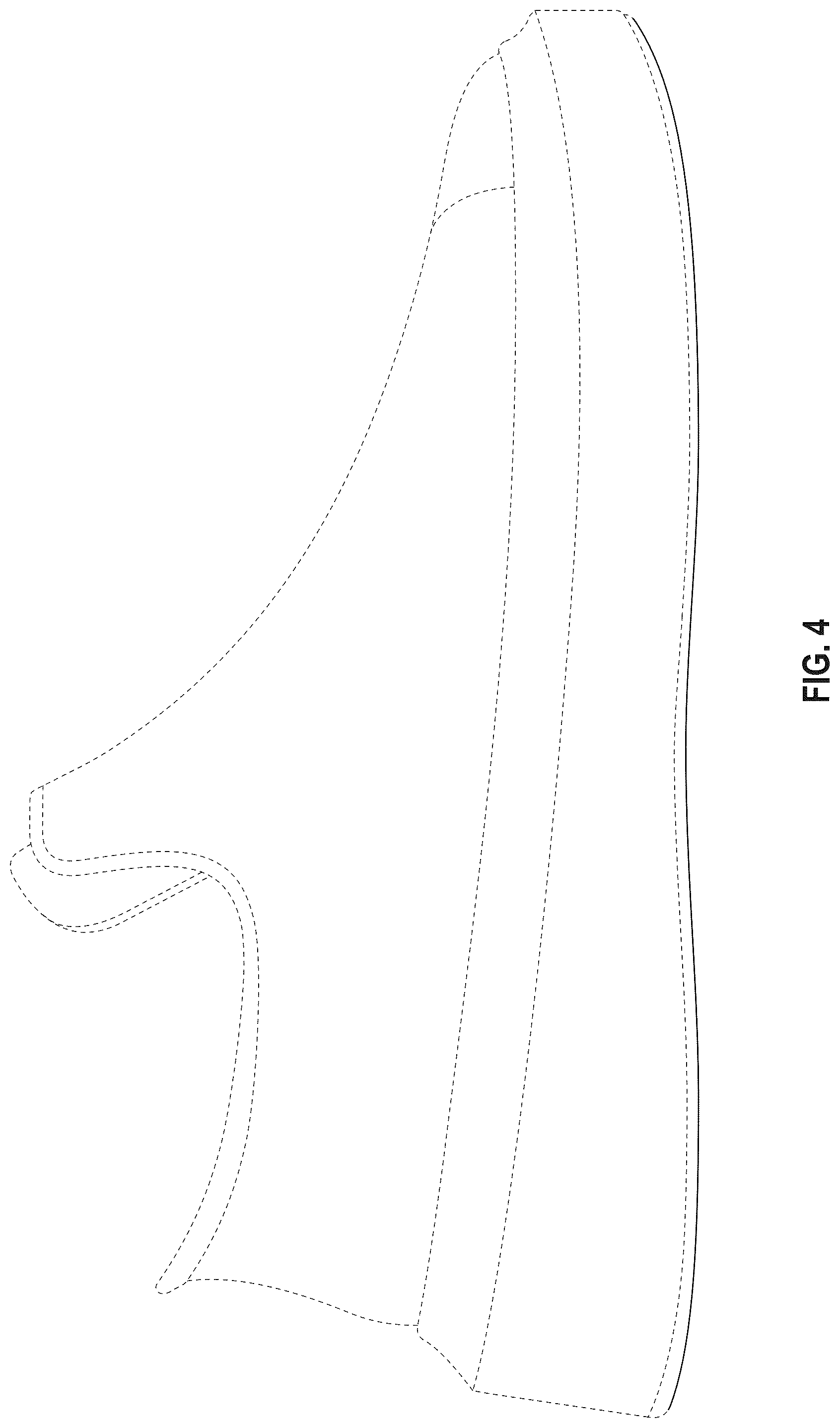 Patent USD1043067 Figure 4 – Shoe outsole bottom