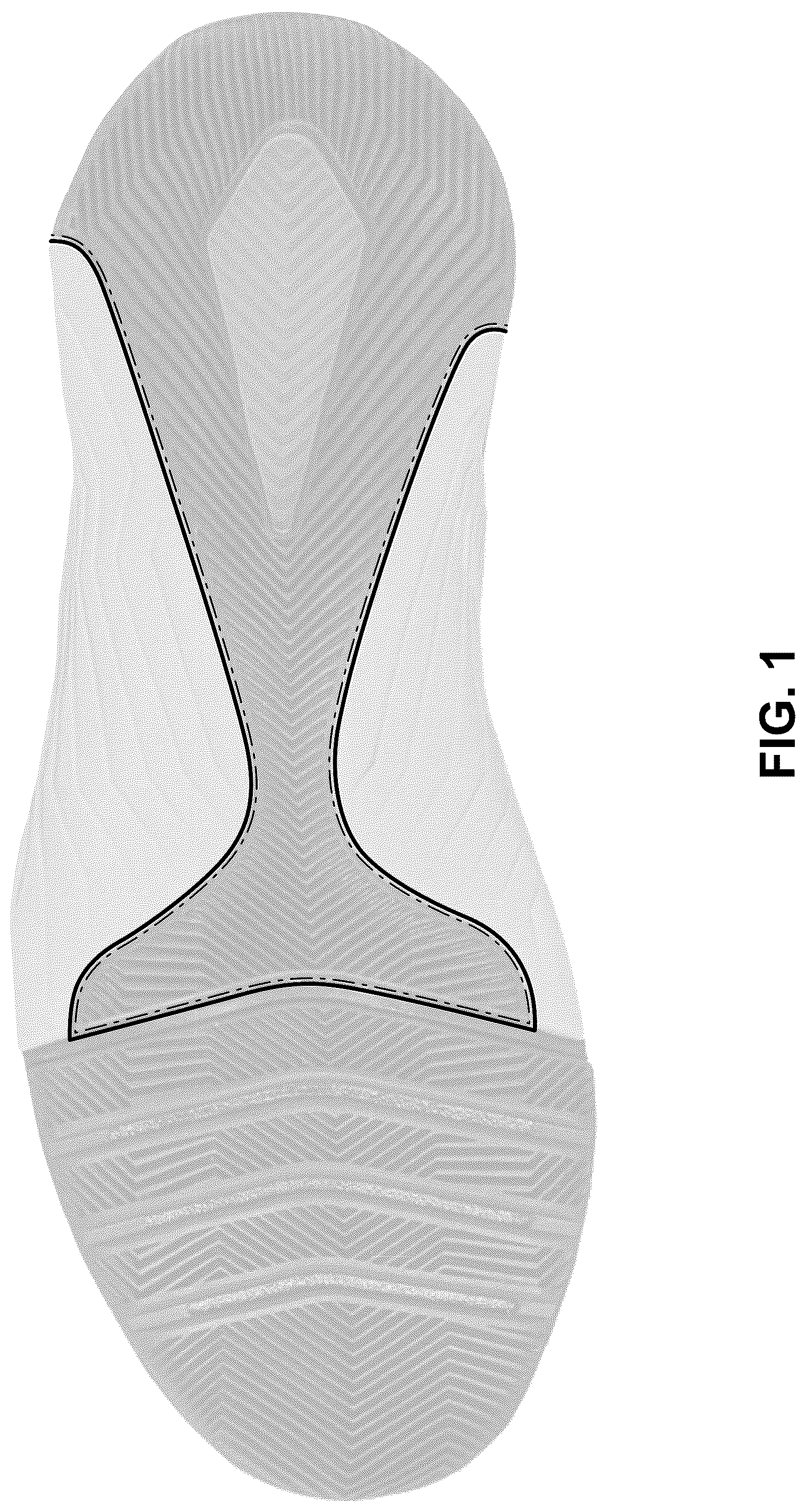 Patent USD1043070 Figure 1 – Shoe