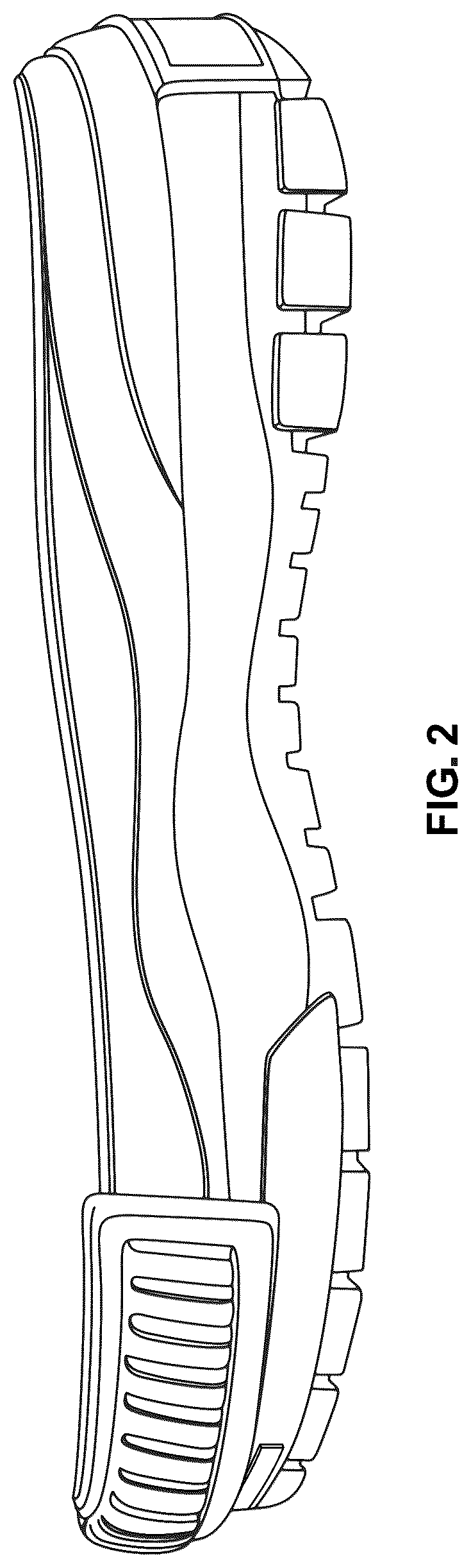 Patent USD1043071 Figure 2 – Sole for footwear