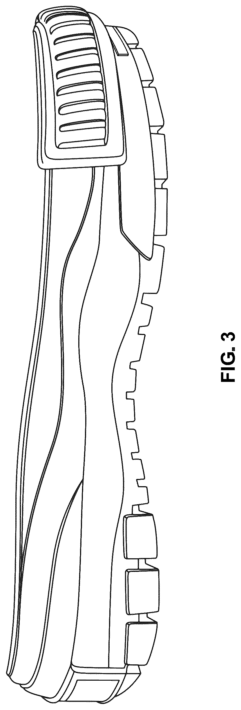 Patent USD1043071 Figure 3 – Sole for footwear