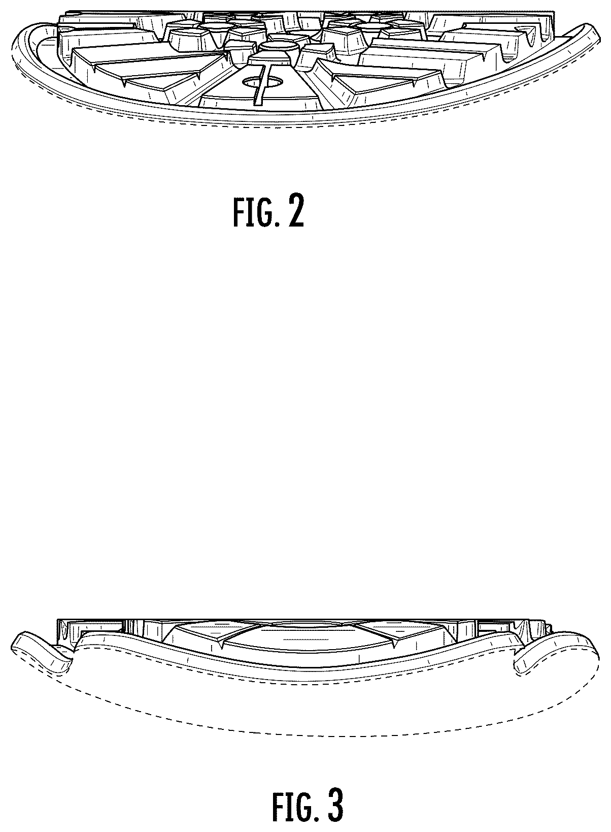Patent USD1043072 Figure 2 – Sole for footwear
