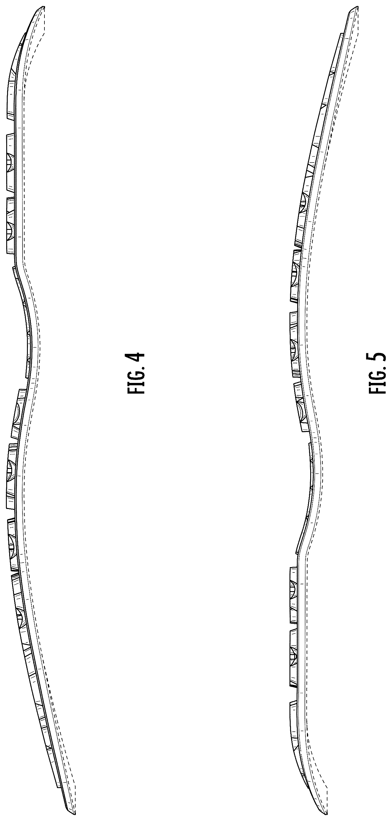 Patent USD1043072 Figure 3 – Sole for footwear